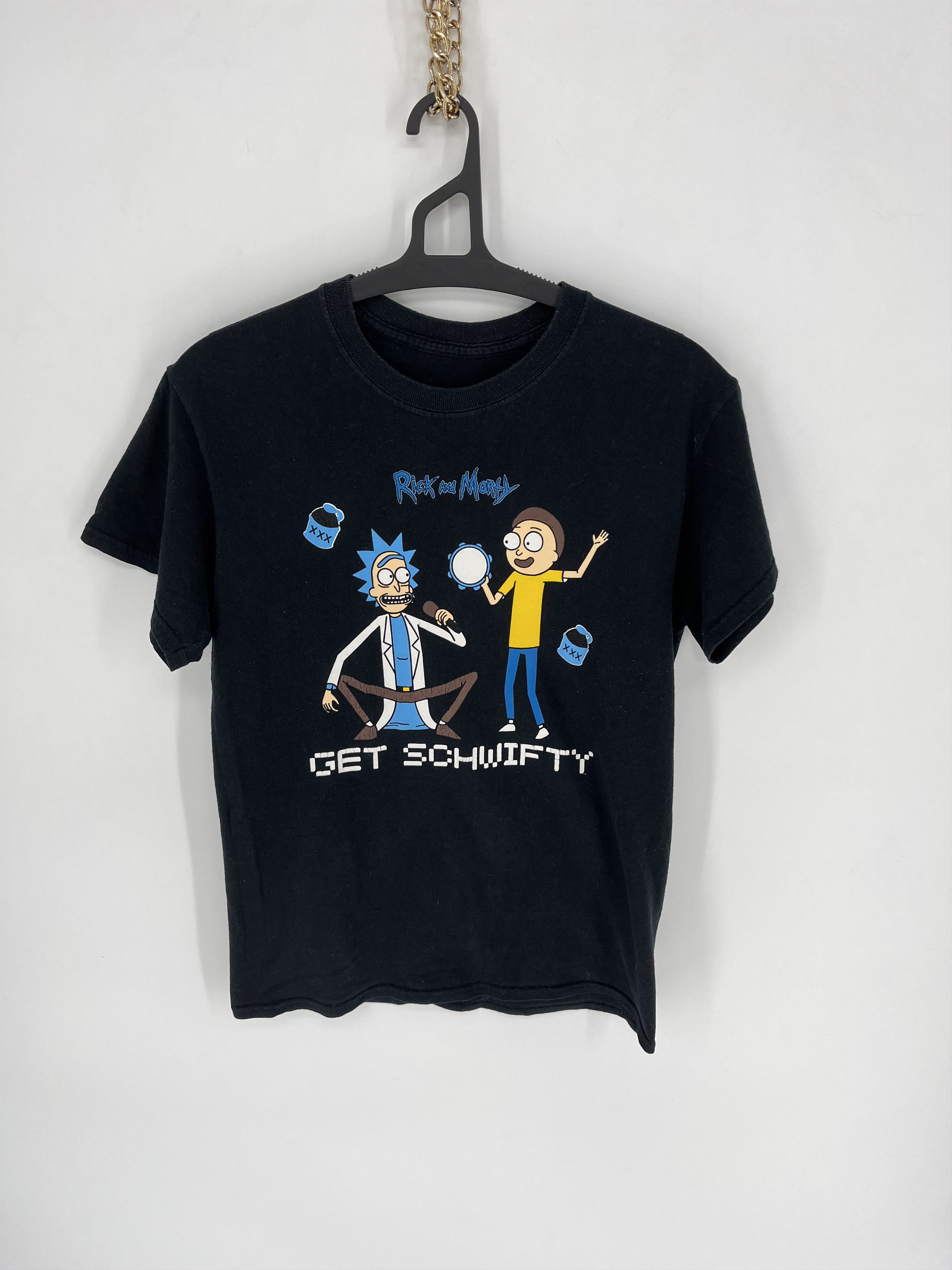 Vintage Vintage Y2K Adult Rick And Morty “Get Schwifty” T-Shirt Size US L / EU 52-54 / 3 - 4 Thumbnail