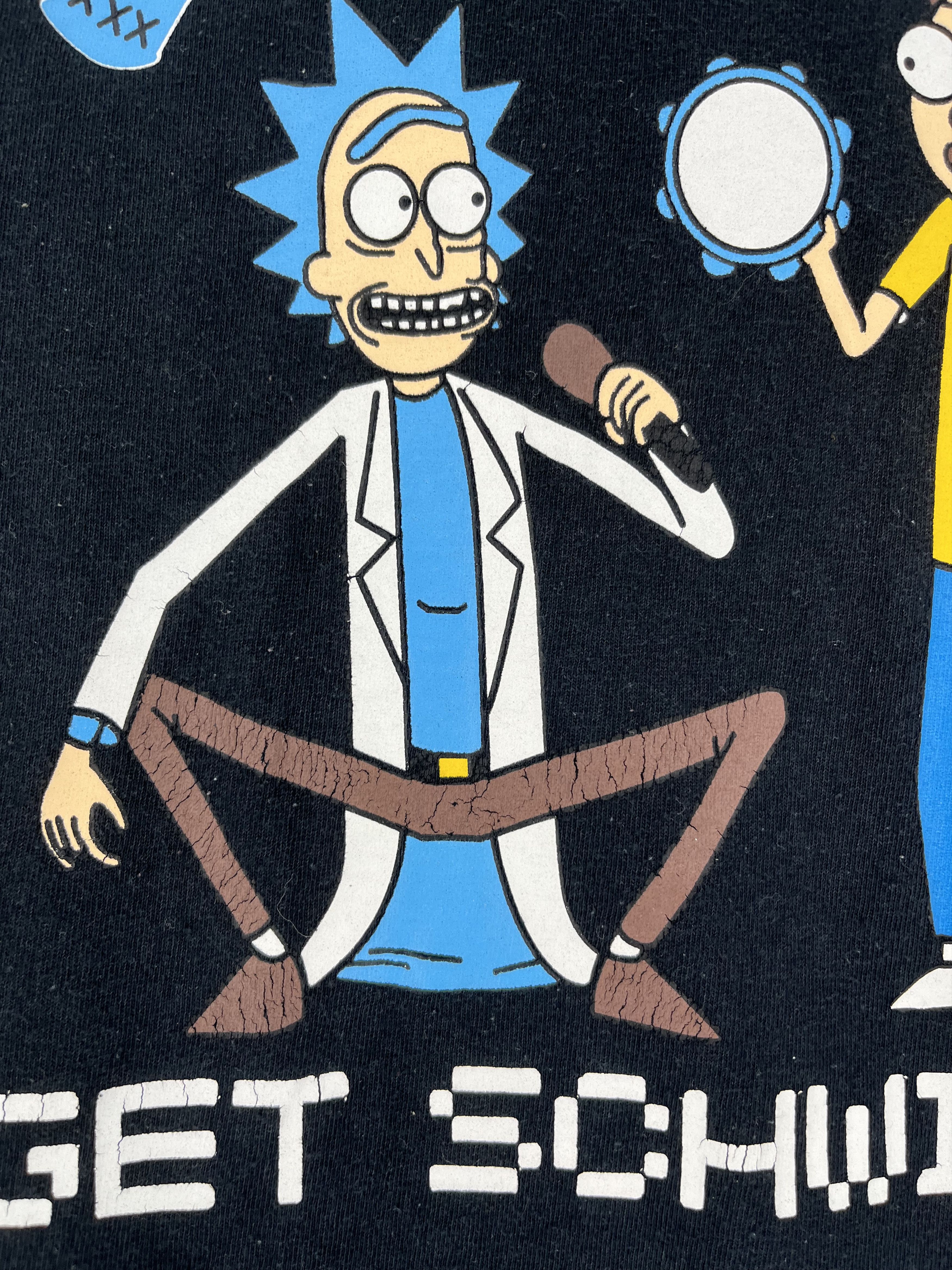 Vintage Vintage Y2K Adult Rick And Morty “Get Schwifty” T-Shirt Size US L / EU 52-54 / 3 - 6 Thumbnail
