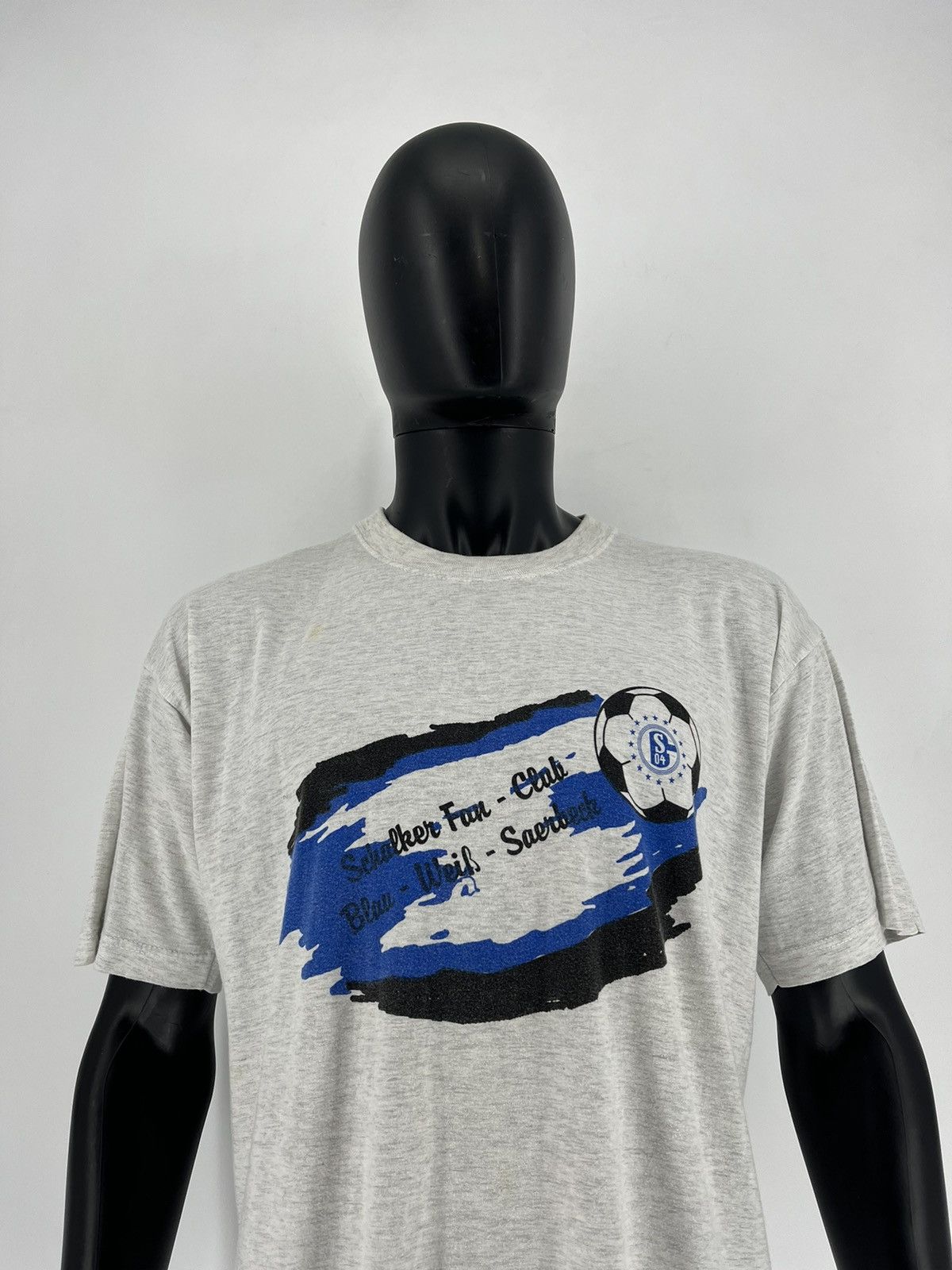 Vintage Mens Vintage Y2K T Shirt Schalke 04 Size L Soccer Size US L / EU 52-54 / 3 - 5 Thumbnail