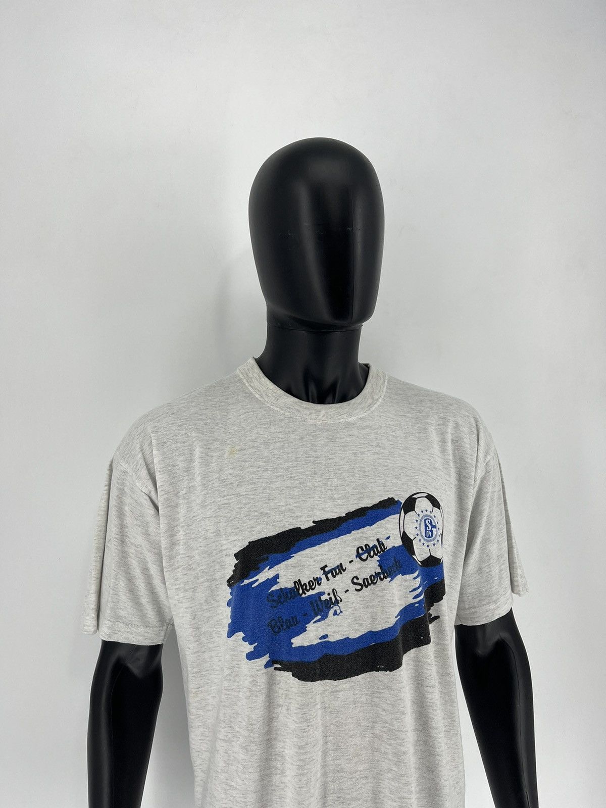 Vintage Mens Vintage Y2K T Shirt Schalke 04 Size L Soccer Size US L / EU 52-54 / 3 - 3 Thumbnail