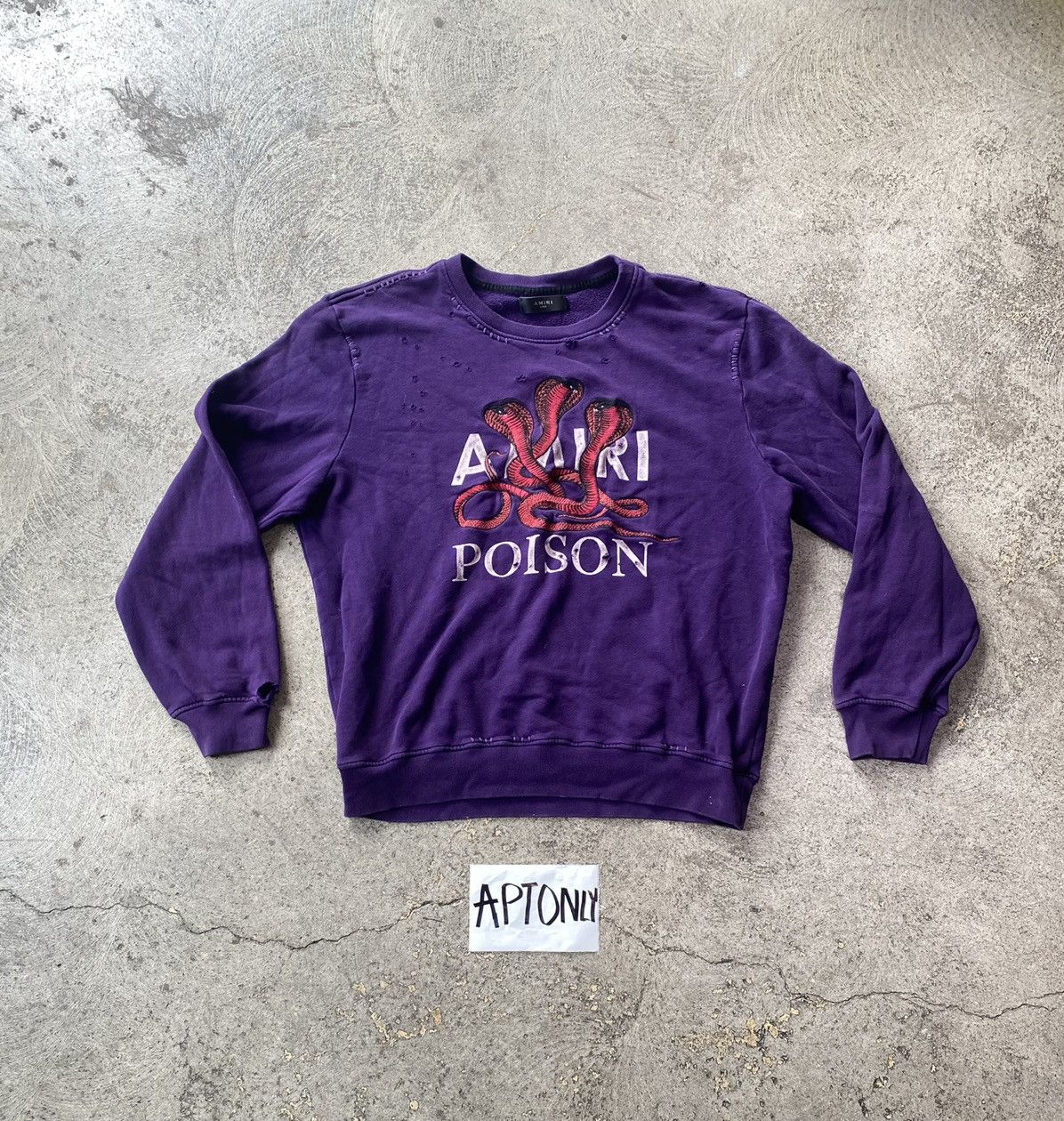 Amiri poison sweatshirt online