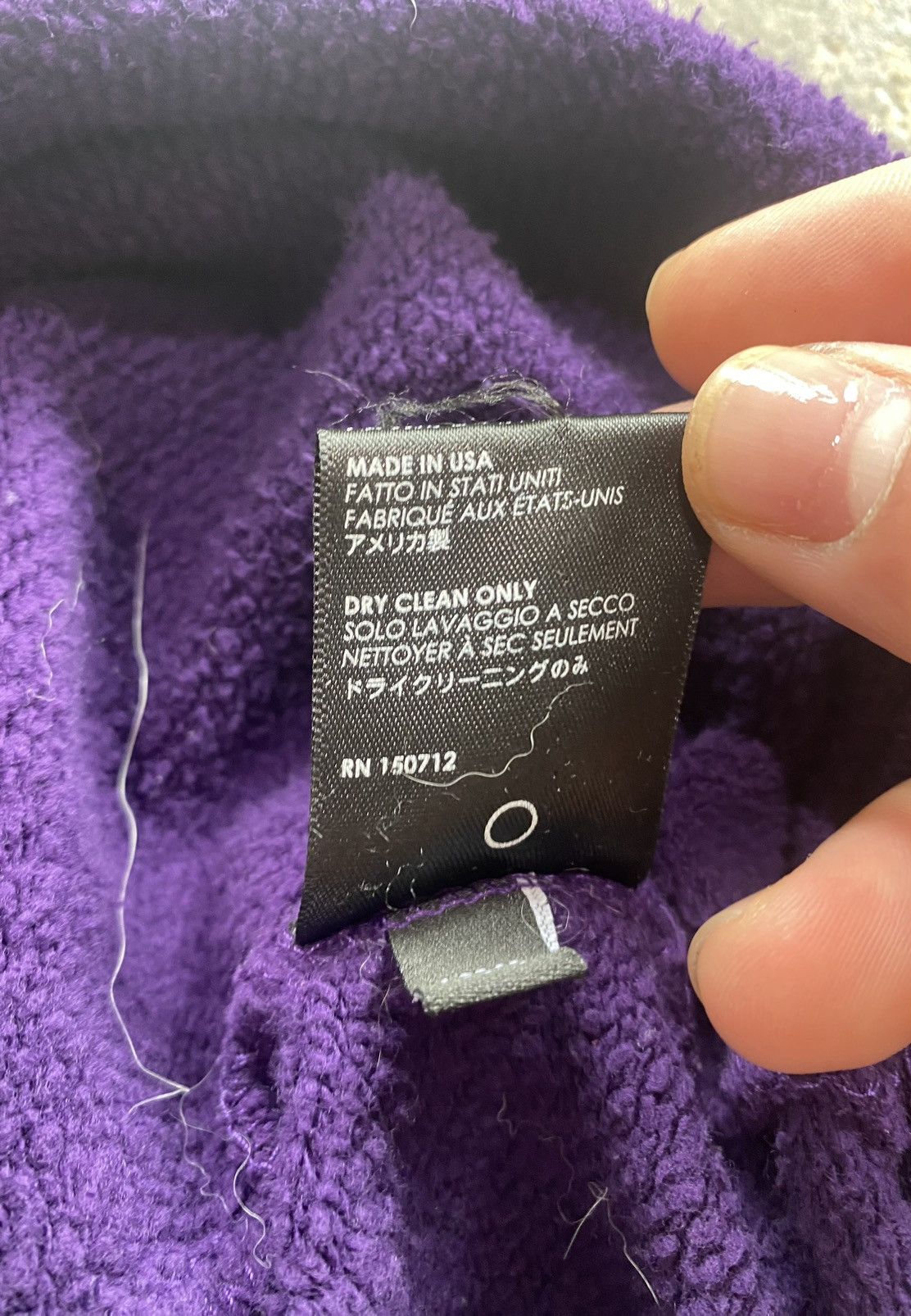 Amiri Amiri Poison Loose Fit Sweatshirt Purple Size US L / EU 52-54 / 3 - 7 Thumbnail