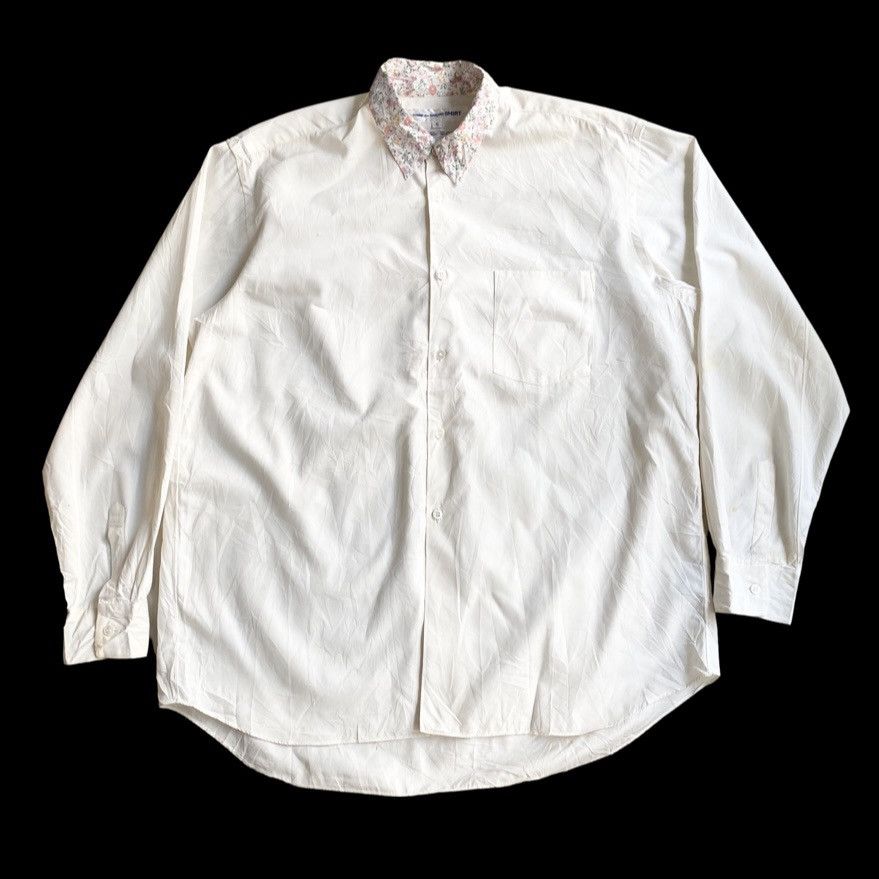 Comme des Garcons 90’s Floral collar Oversize Shirt Fit L Size US S / EU 44-46 / 1 - 2 Thumbnail