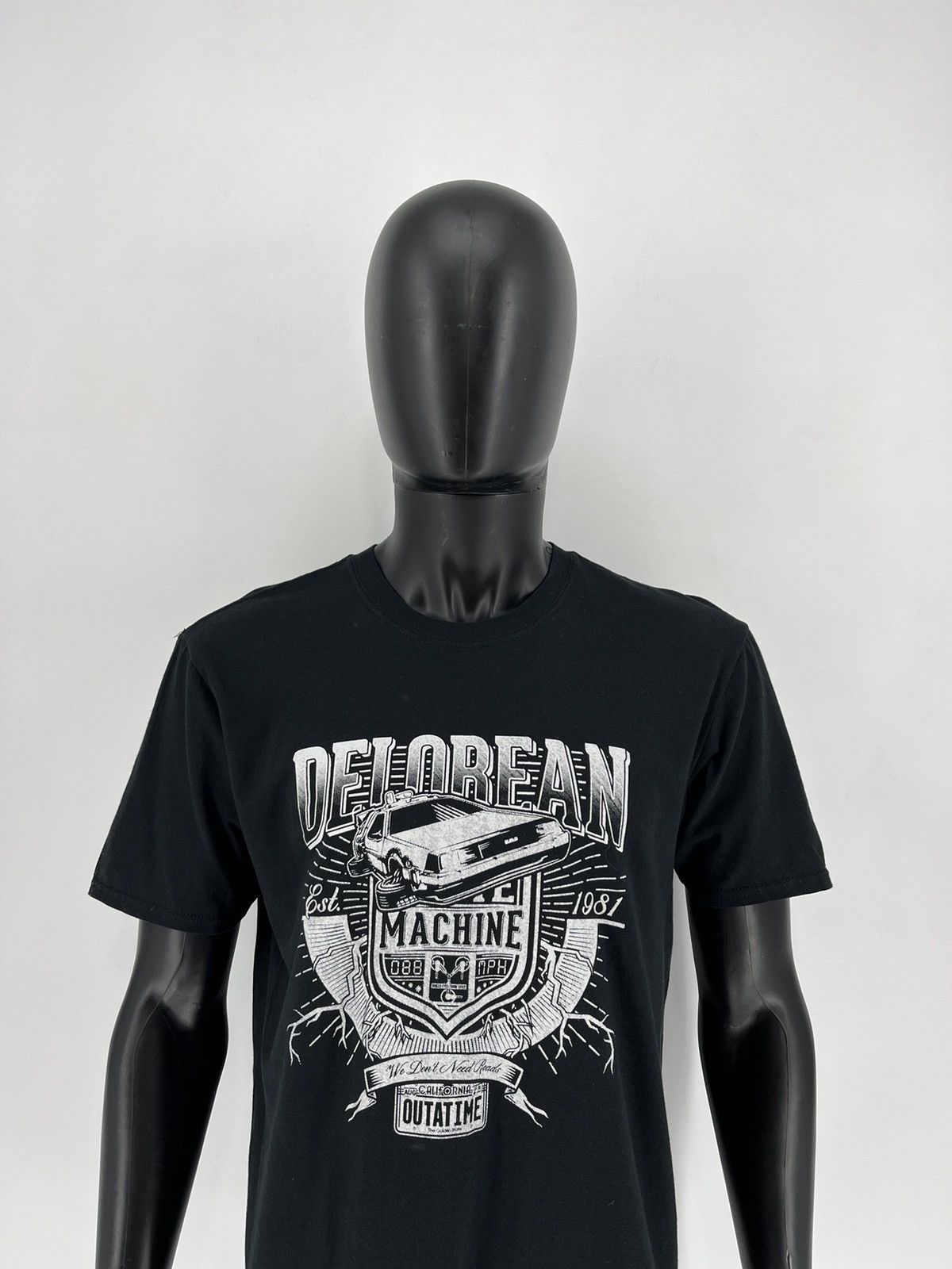 Band Tees × Vintage Reprint Back To The Future DeLorean Car Movie Shirt Size US L / EU 52-54 / 3 - 1 Thumbnail