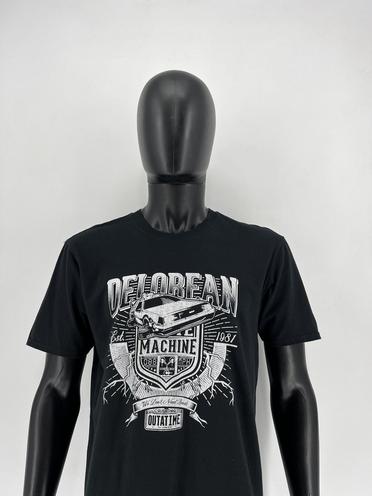 Band Tees × Vintage Reprint Back To The Future DeLorean Car Movie Shirt Size US L / EU 52-54 / 3 - 5 Thumbnail