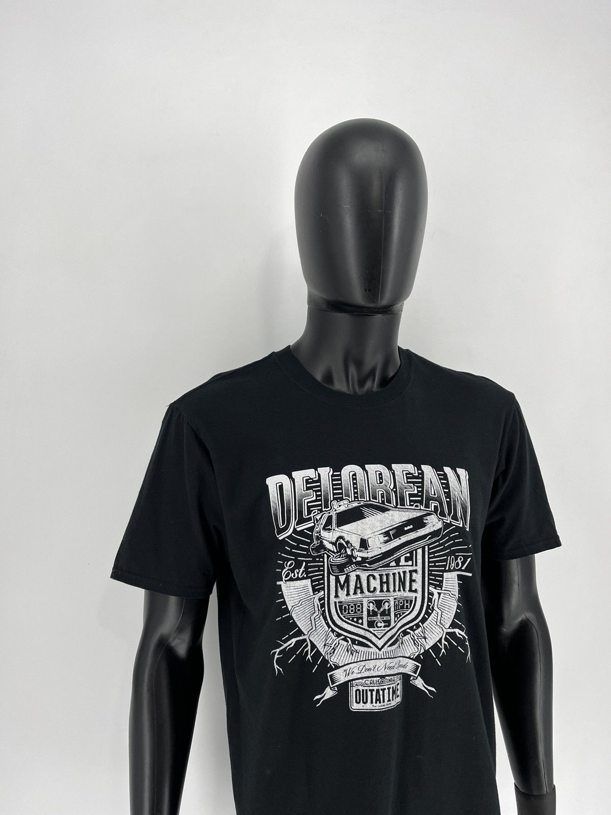 Band Tees × Vintage Reprint Back To The Future DeLorean Car Movie Shirt Size US L / EU 52-54 / 3 - 3 Thumbnail