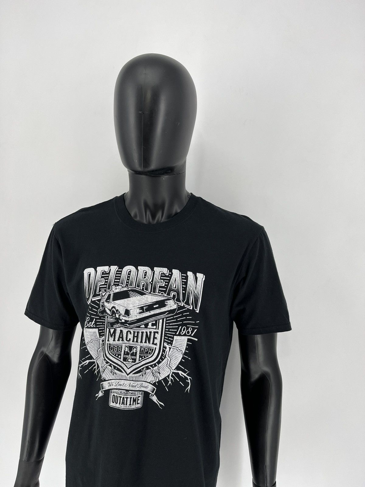 Band Tees × Vintage Reprint Back To The Future DeLorean Car Movie Shirt Size US L / EU 52-54 / 3 - 4 Thumbnail
