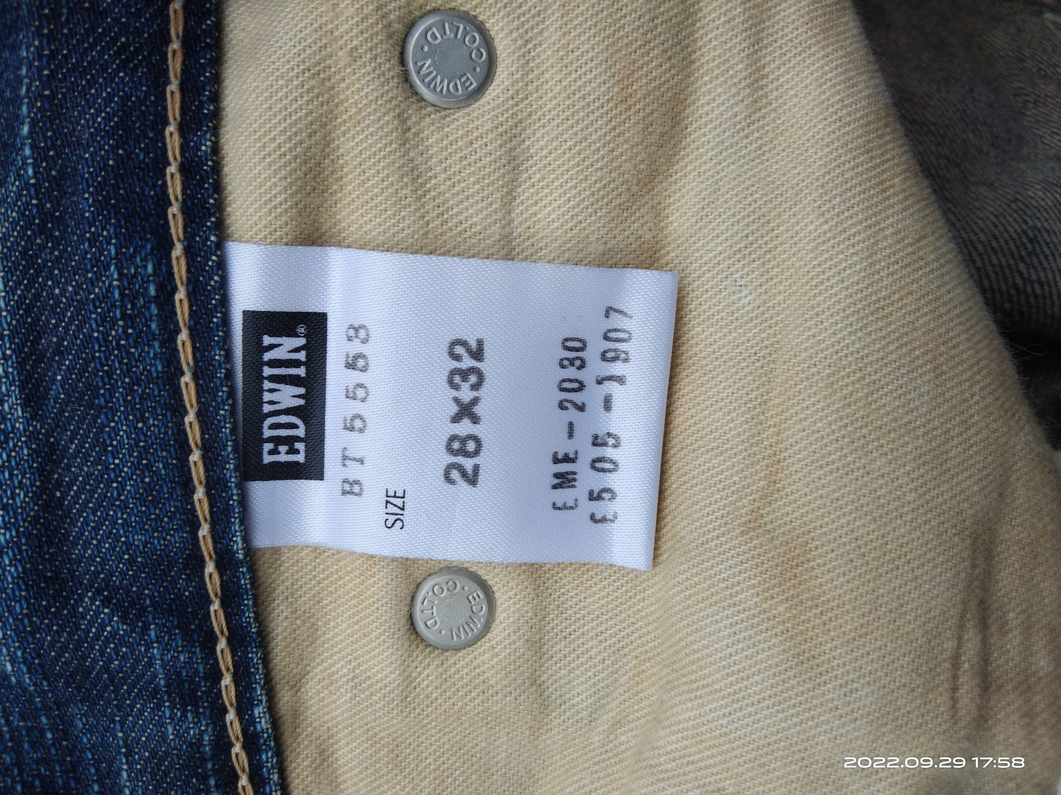 Edwin DiSTRESSED BELL BOTTOM,FLARE BOOCUT EDWIN MADE IN JAPAN Size US 28 / EU 44 - 6 Thumbnail