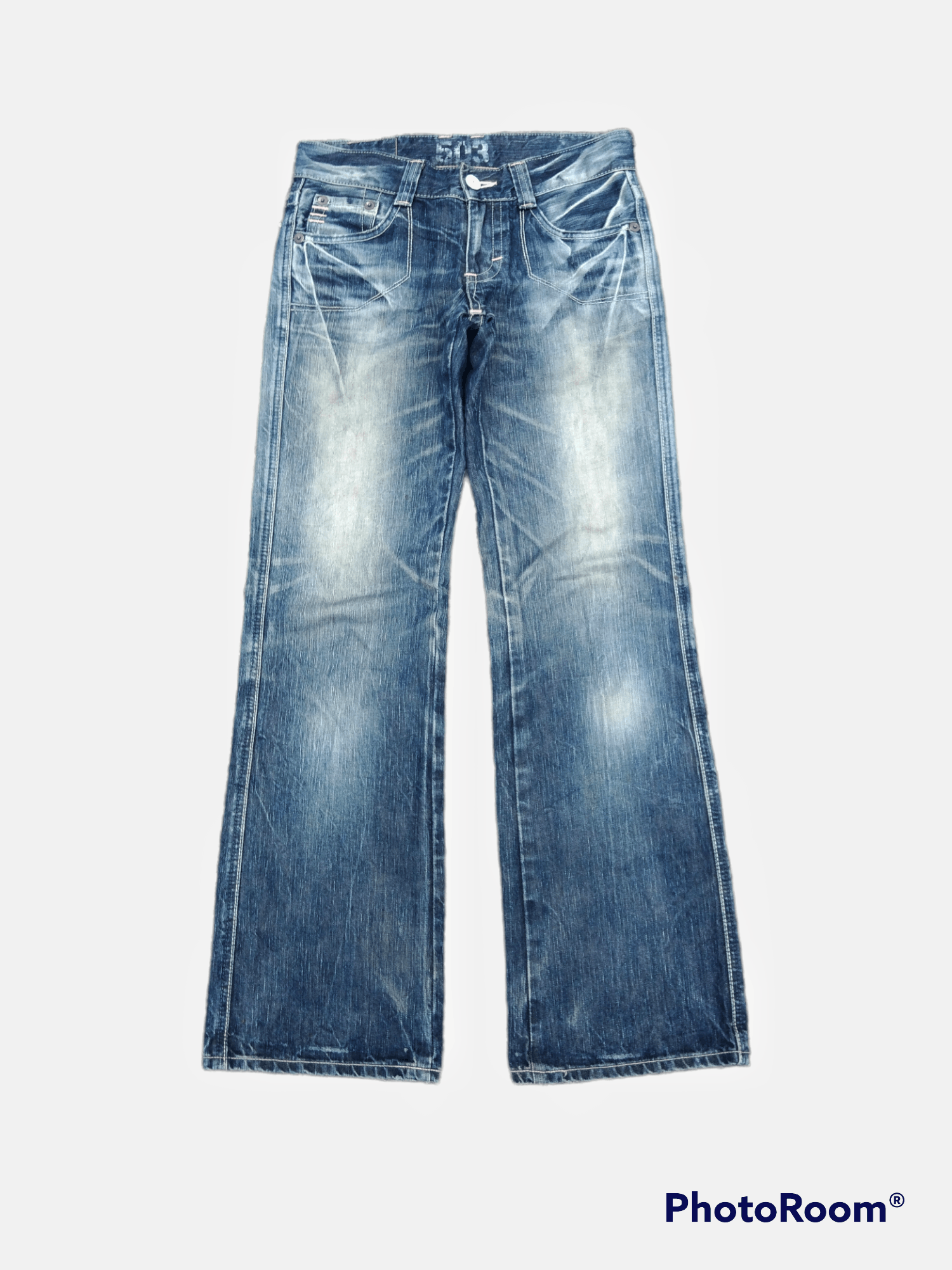 Edwin DiSTRESSED BELL BOTTOM,FLARE BOOCUT EDWIN MADE IN JAPAN Size US 28 / EU 44 - 1 Thumbnail