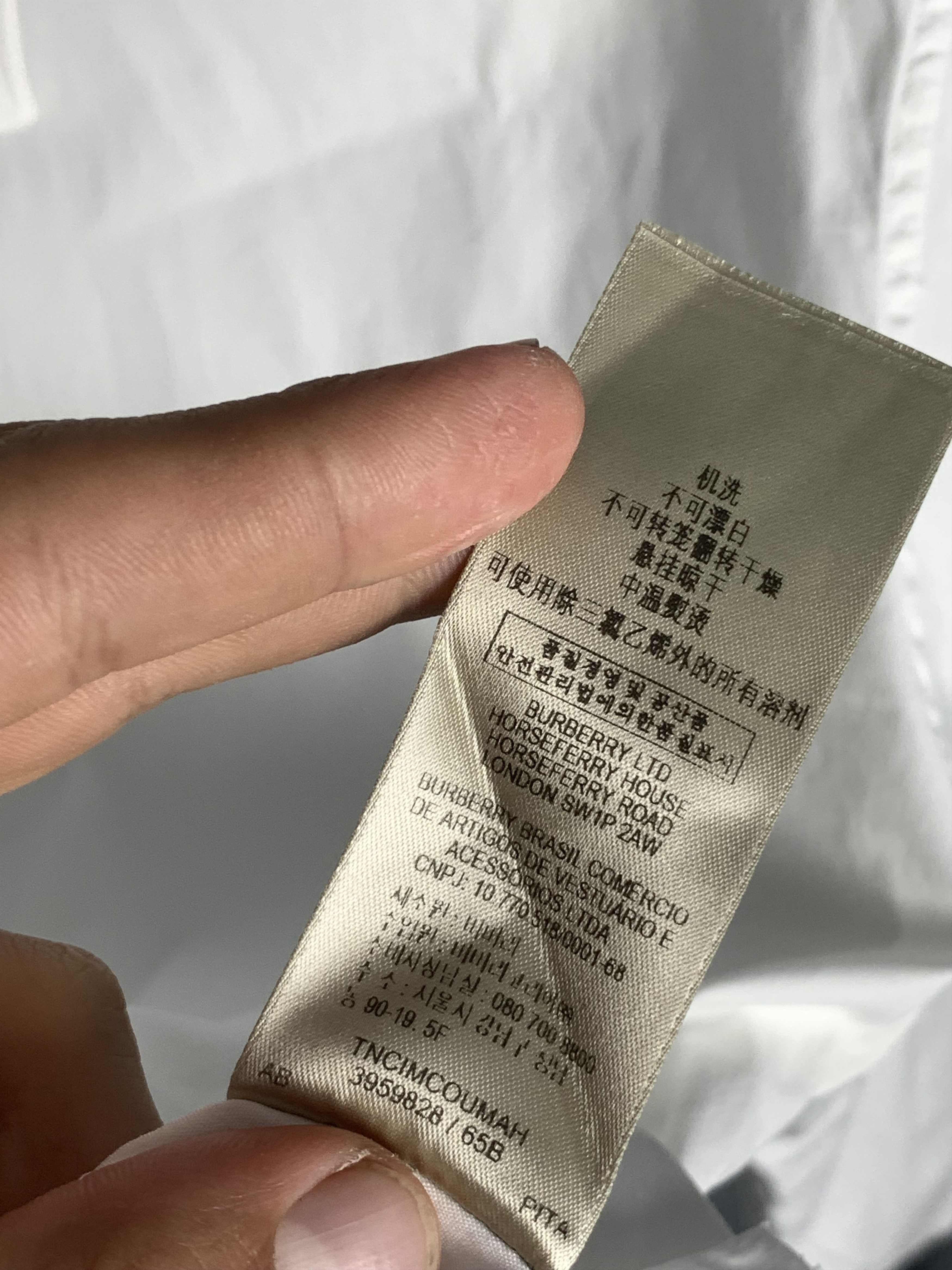 Burberry Burberry London Vintage Mens Shirt Size US M / EU 48-50 / 2 - 5 Thumbnail