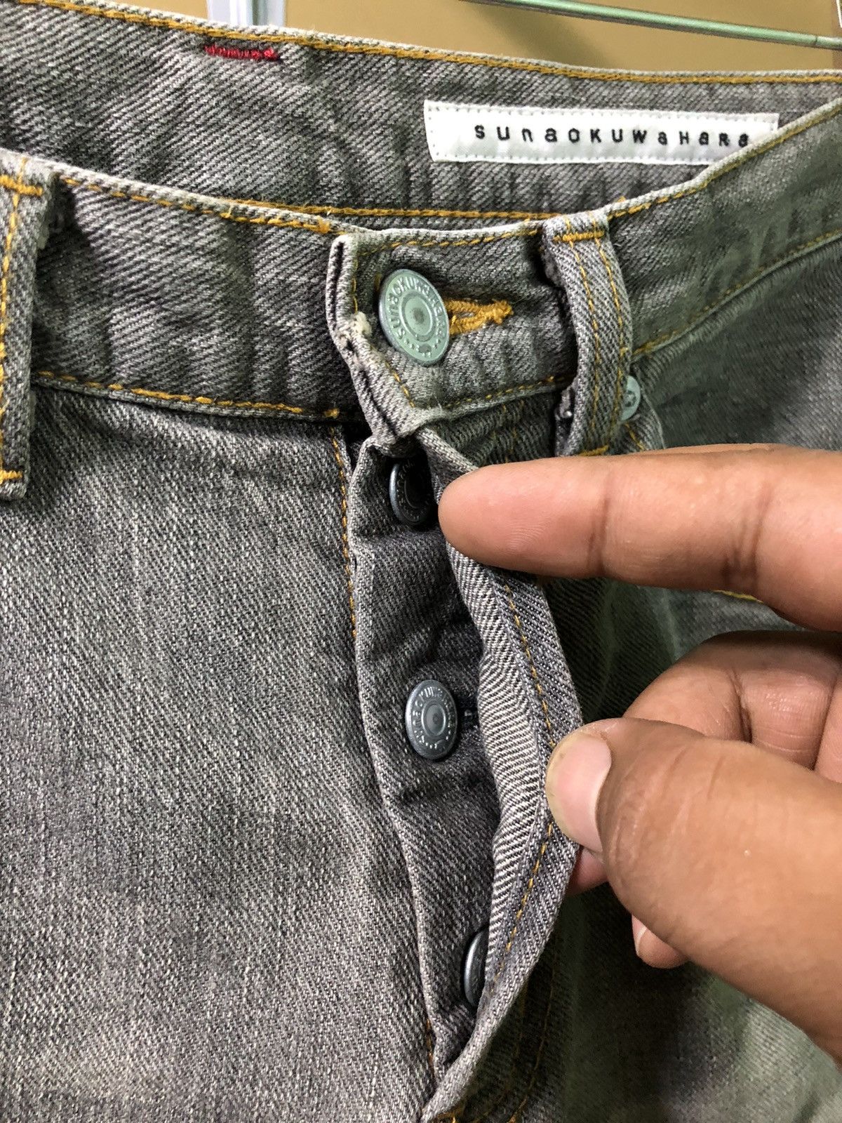 Issey Miyake Vtg Sunaokuwahara Issey Miyake Distressed Denim Jeans Size US 32 / EU 48 - 9 Thumbnail