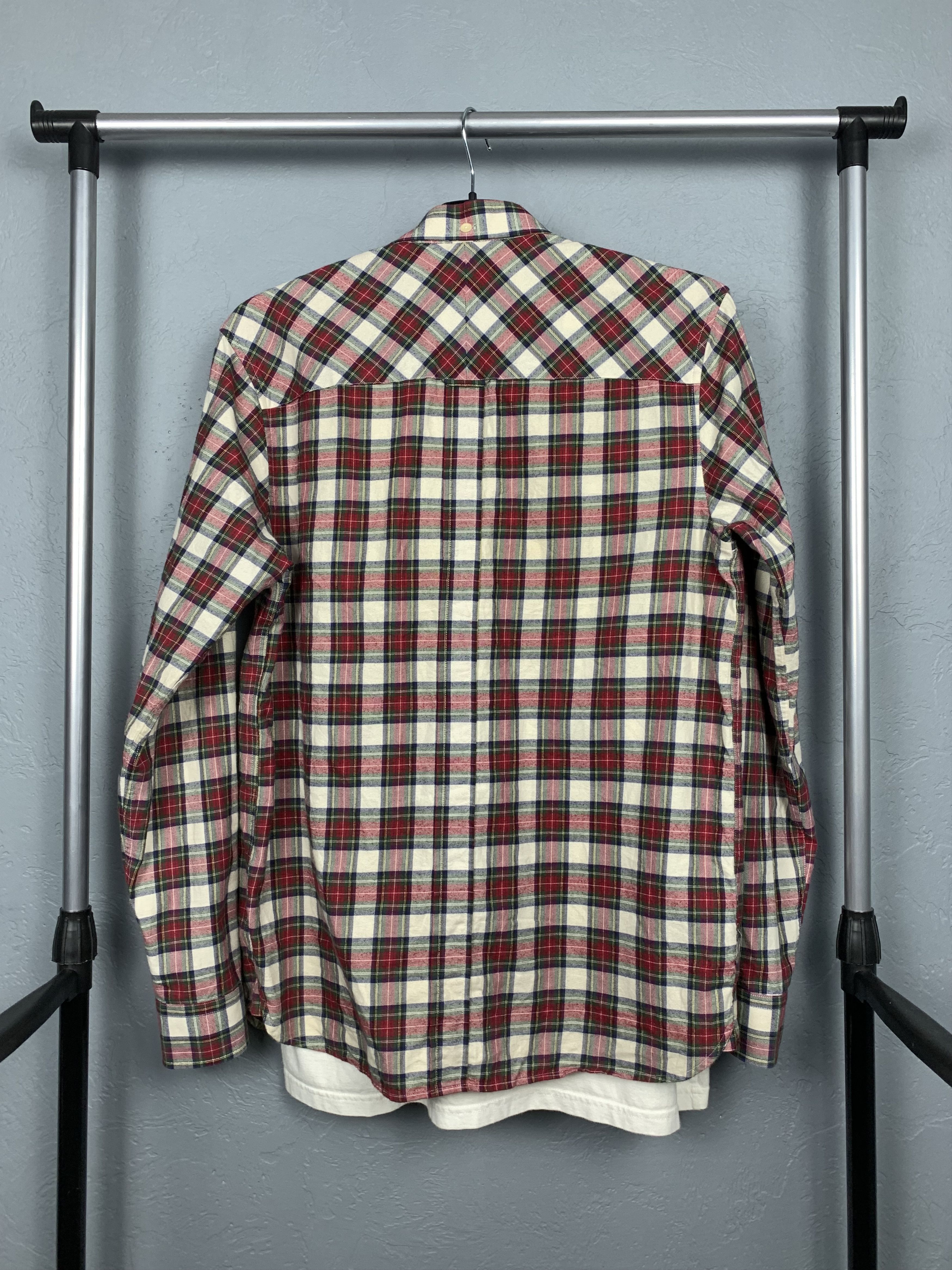 Fred Perry Fred Perry Vintage Mens Long Sleeve Plaid Shirt Size US S / EU 44-46 / 1 - 5 Thumbnail