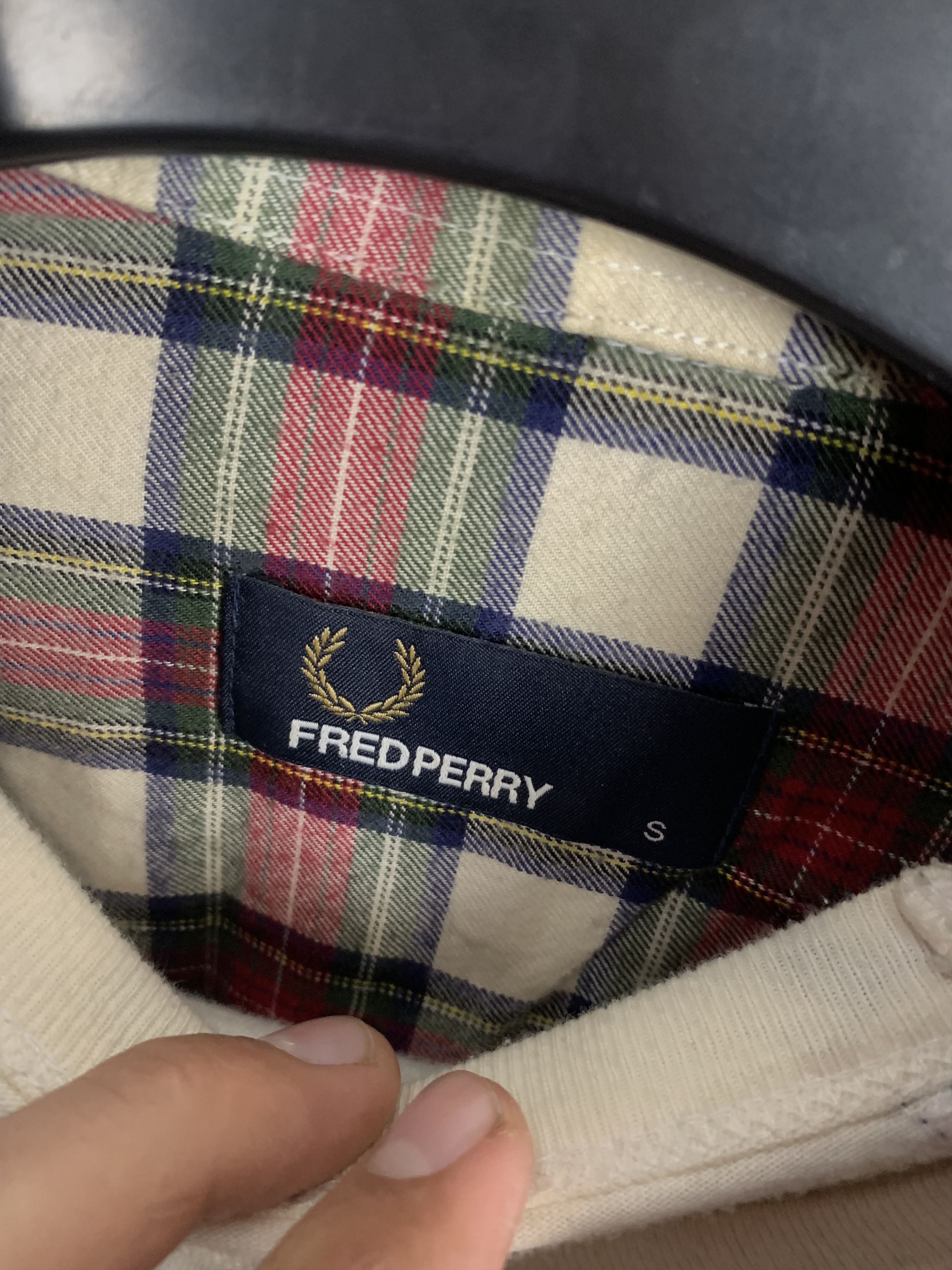 Fred Perry Fred Perry Vintage Mens Long Sleeve Plaid Shirt Size US S / EU 44-46 / 1 - 3 Thumbnail