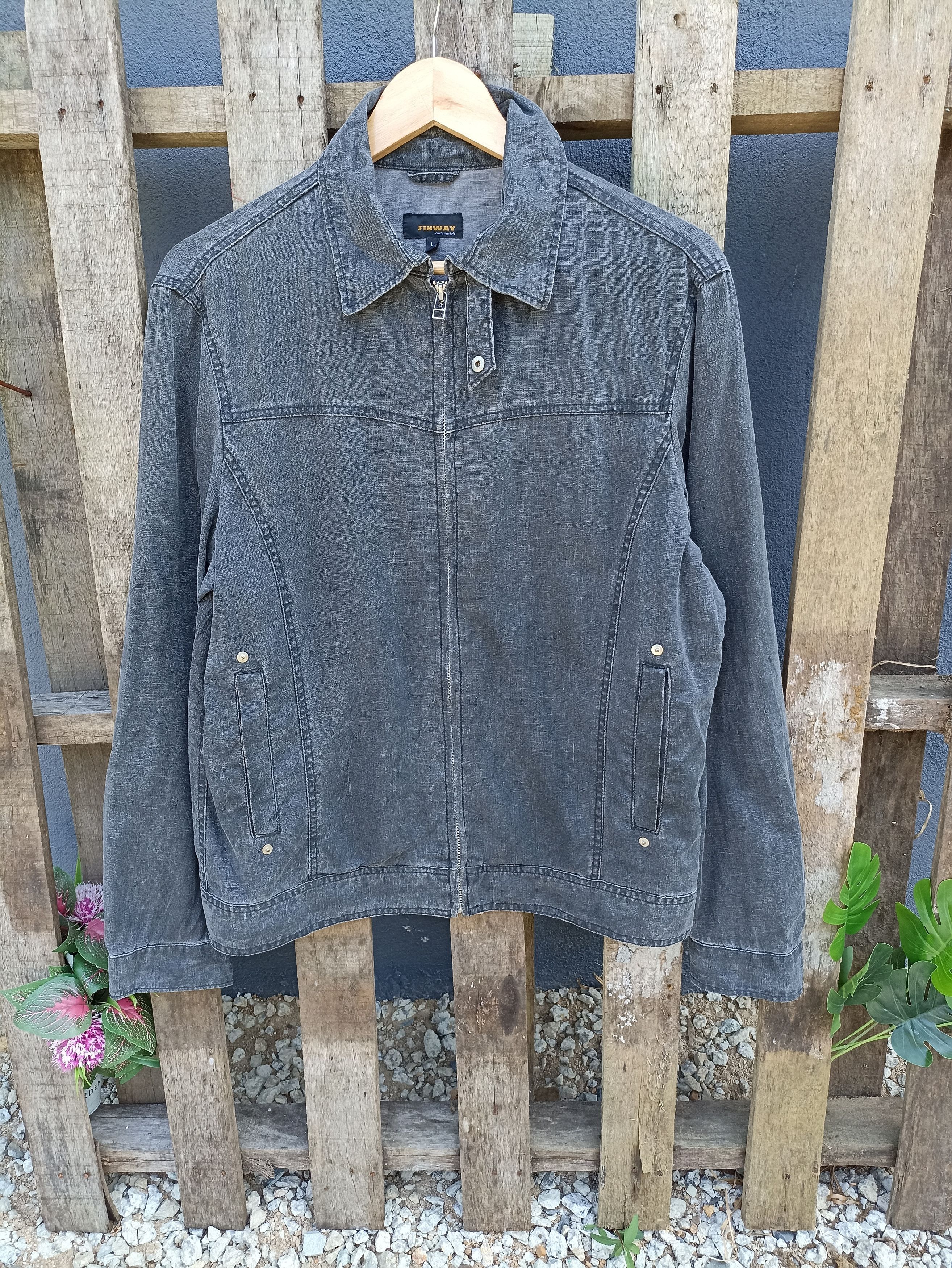 Japanese Brand × Vintage Vintage Finway Cotton Lightweight Jacket Size US M / EU 48-50 / 2 - 1 Thumbnail