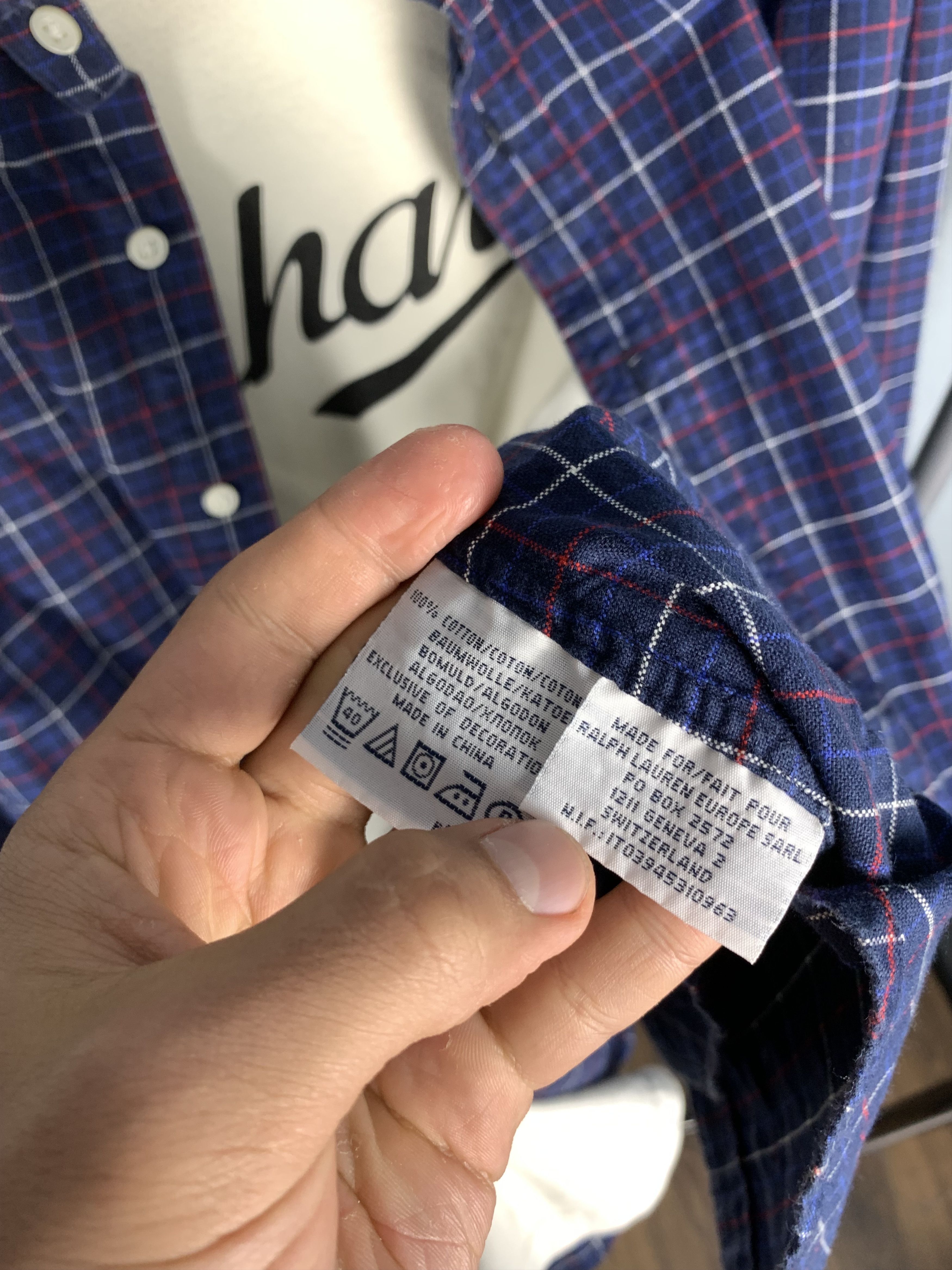 Flannel × Polo Ralph Lauren × Vintage Polo Ralph Lauren Flannel Vintage Plaid Shirt Size US L / EU 52-54 / 3 - 4 Thumbnail