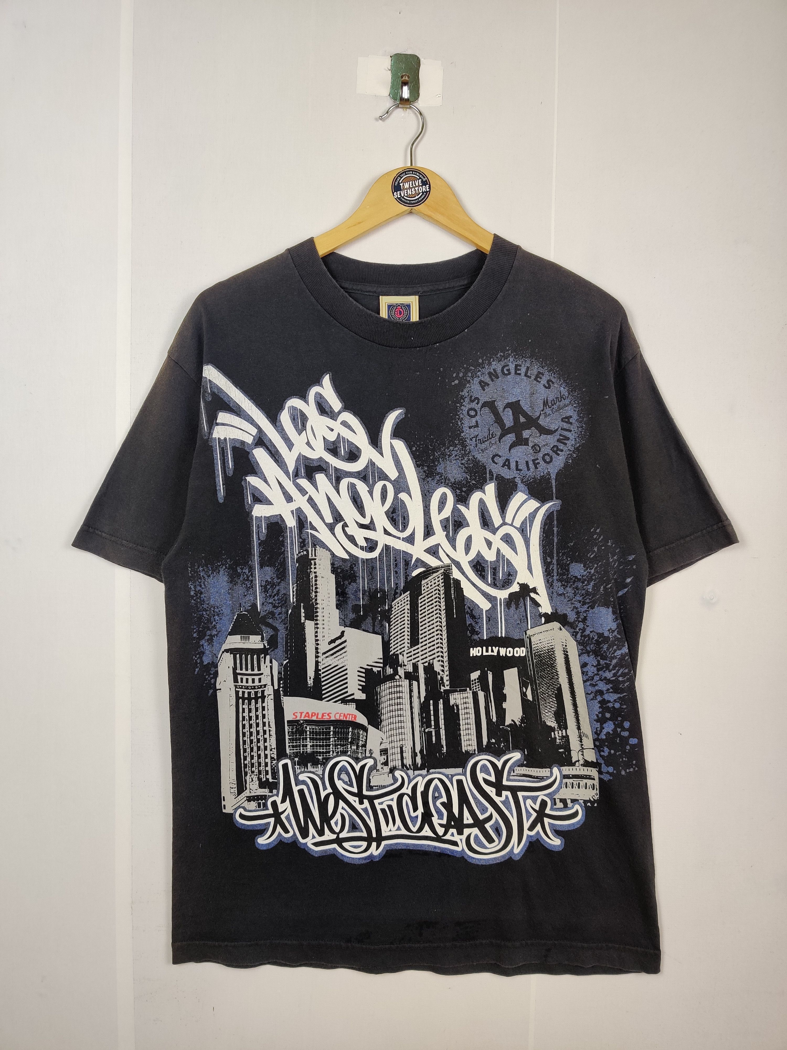 Vintage Vintage Los Angeles West Coast Graphic Tee Tshirt Size US L / EU 52-54 / 3 - 1 Thumbnail
