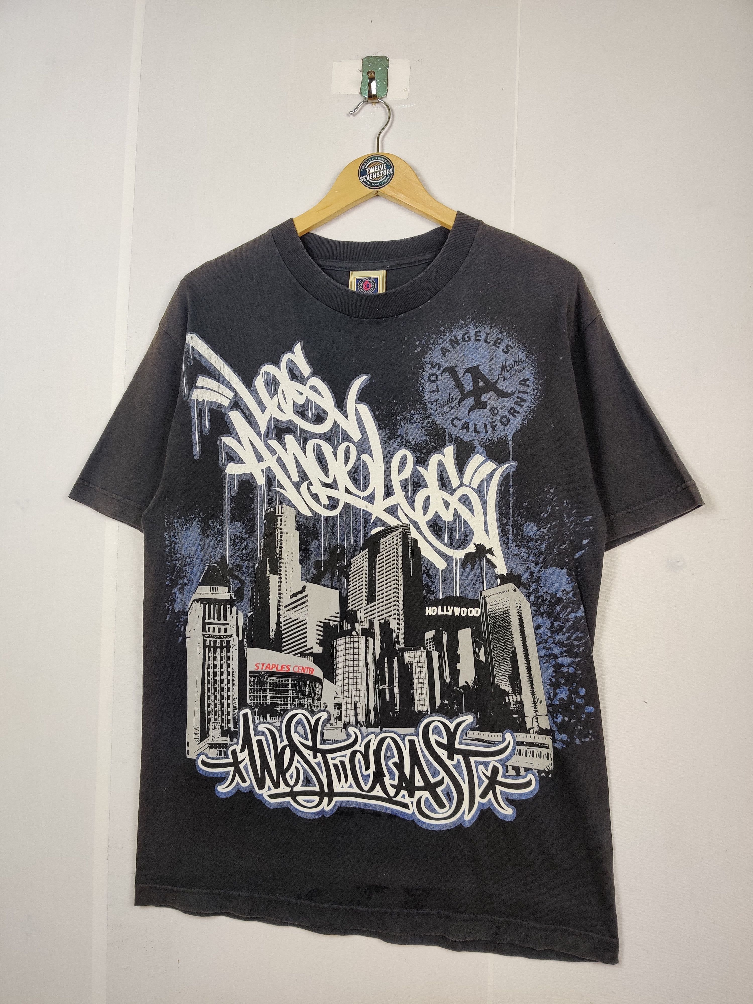 Vintage Vintage Los Angeles West Coast Graphic Tee Tshirt Size US L / EU 52-54 / 3 - 2 Thumbnail