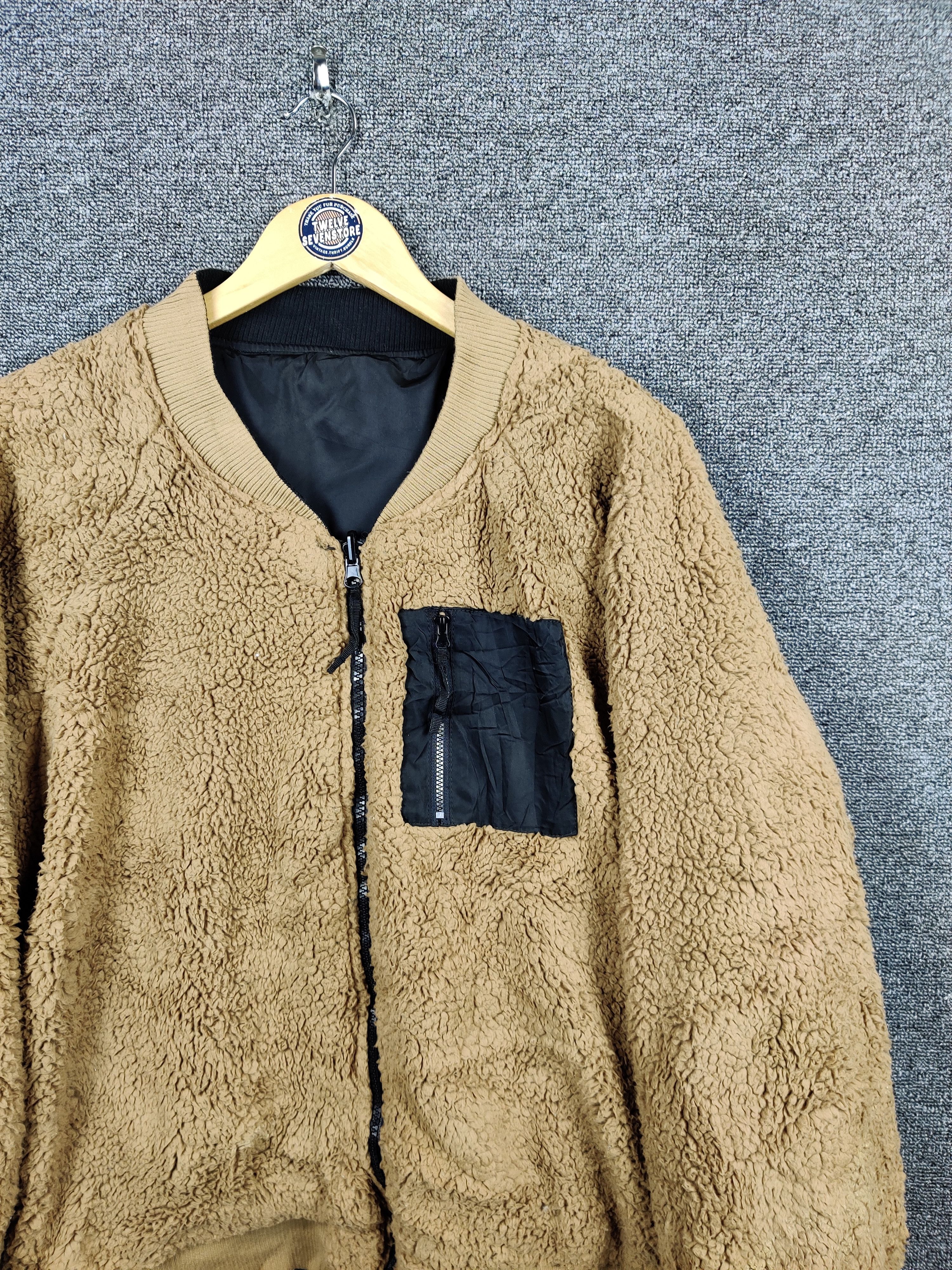 Vintage Vintage Reversible Sherpa Deep Pile Zipper Jacket By Latique Size US XXL / EU 58 / 5 - 3 Thumbnail