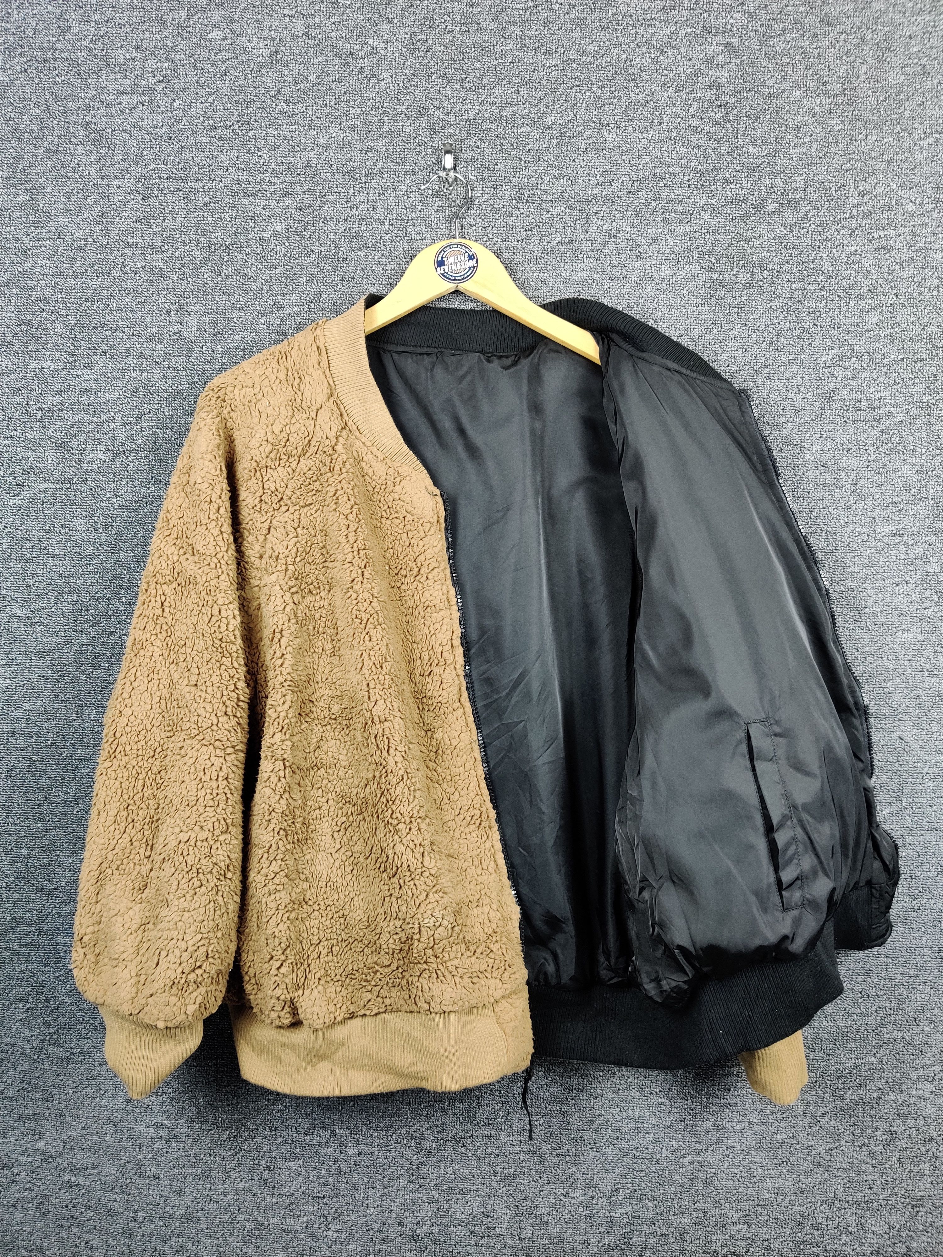 Vintage Vintage Reversible Sherpa Deep Pile Zipper Jacket By Latique Size US XXL / EU 58 / 5 - 4 Thumbnail