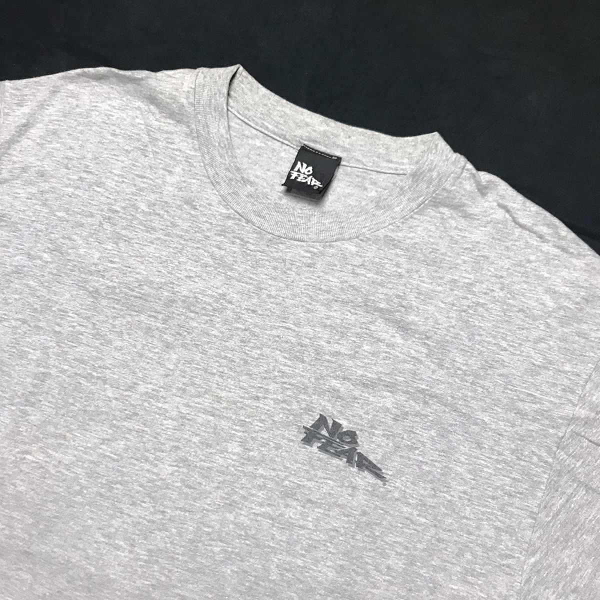 No Fear × Vintage Vintage 1996 No Fear Play At Your Own Risk T Shirt Size US L / EU 52-54 / 3 - 3 Thumbnail