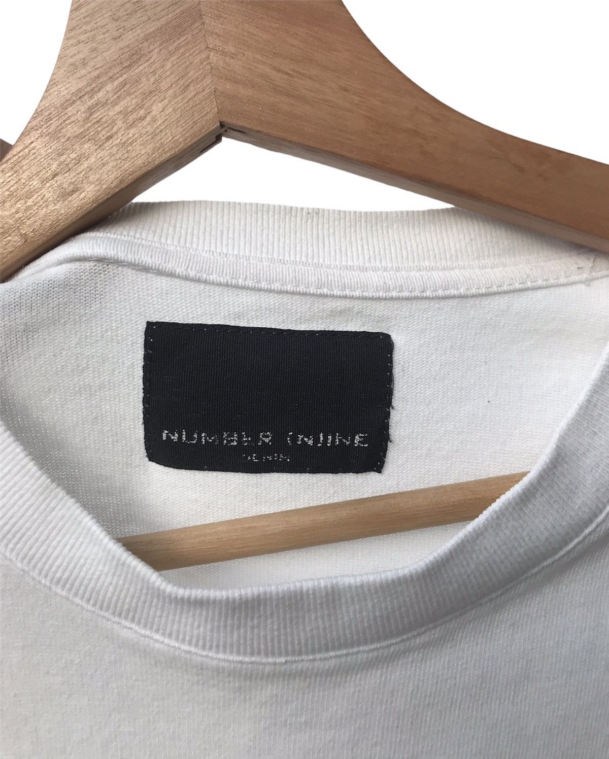 Number (N)ine Number Nine Denim Spell Out Logo T shirt Size US M / EU 48-50 / 2 - 7 Thumbnail