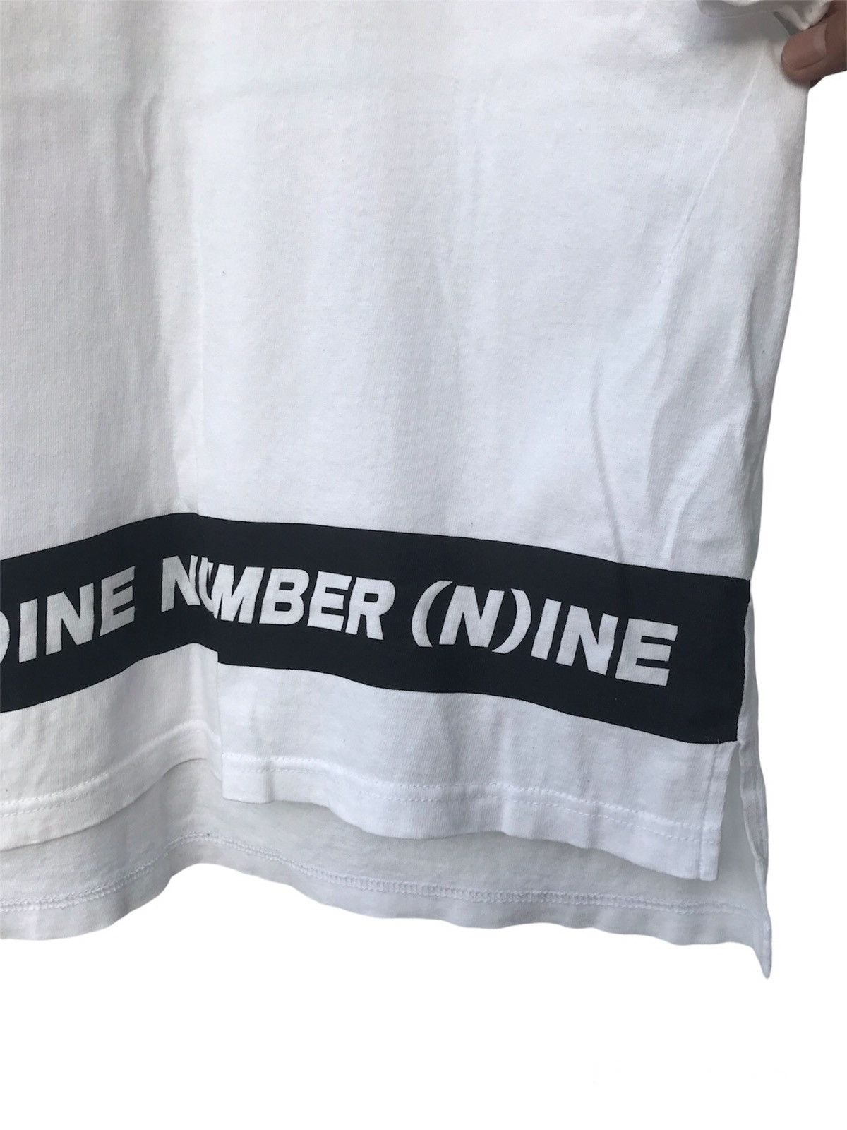 Number (N)ine Number Nine Denim Spell Out Logo T shirt Size US M / EU 48-50 / 2 - 4 Thumbnail