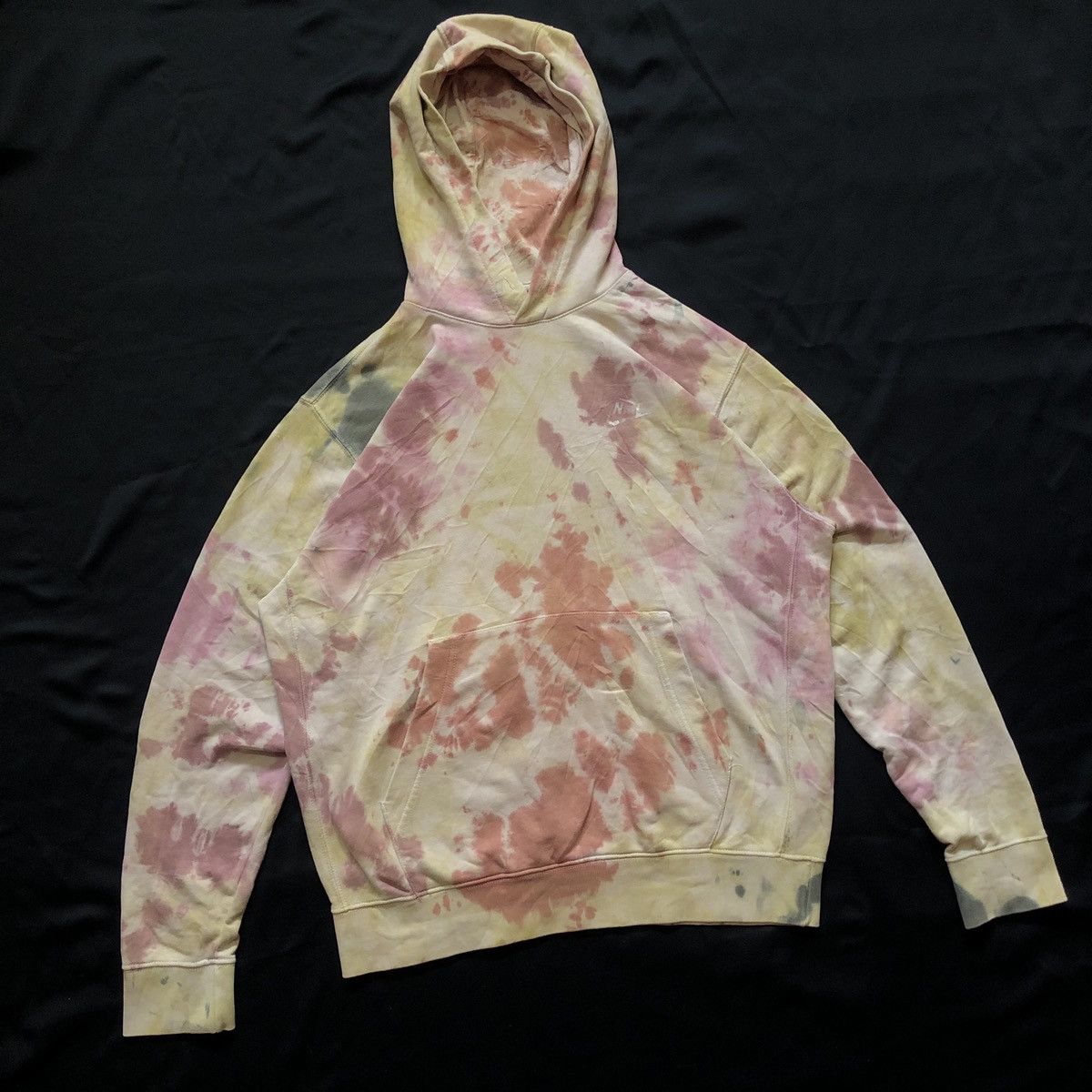 nike tie dye hoodie black