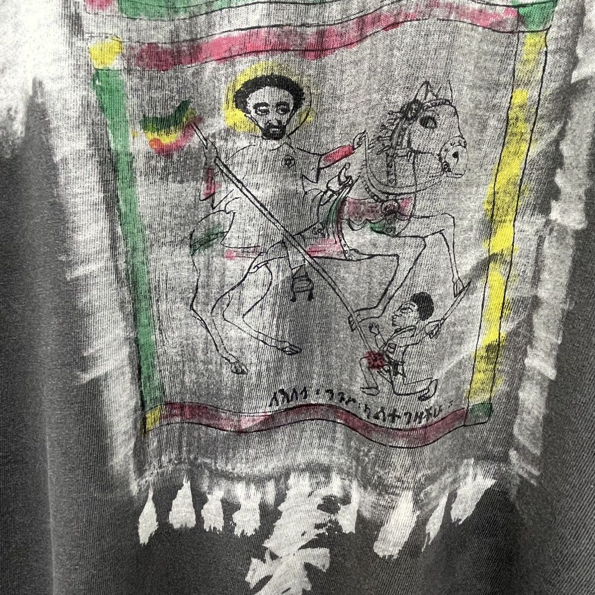 Beauty Beast × Vintage Vintage Art Design Rasta T-Shirt Rare True Vintage Size US XL / EU 56 / 4 - 3 Thumbnail