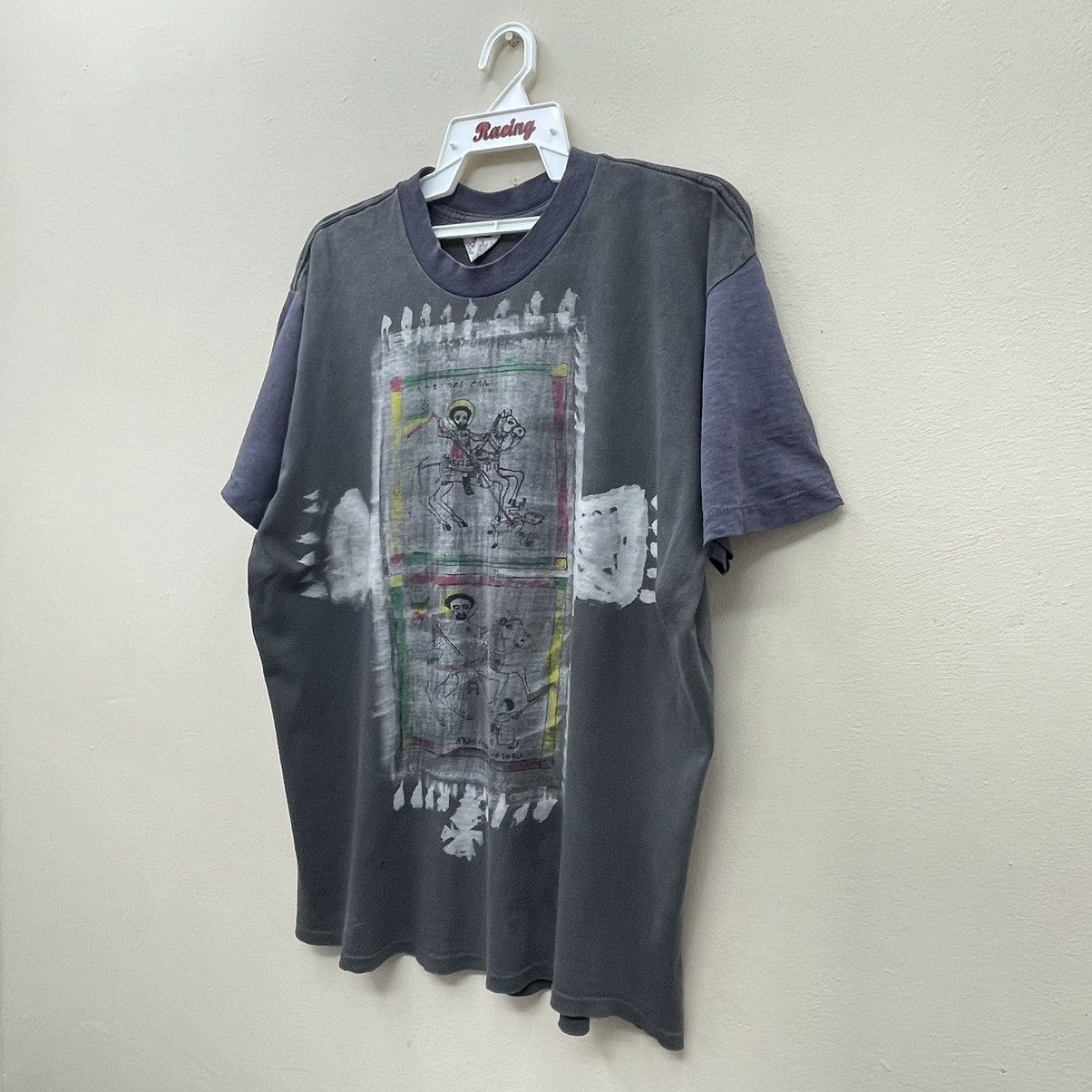 Beauty Beast × Vintage Vintage Art Design Rasta T-Shirt Rare True Vintage Size US XL / EU 56 / 4 - 7 Thumbnail