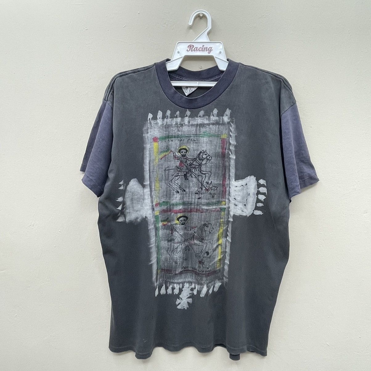 Beauty Beast × Vintage Vintage Art Design Rasta T-Shirt Rare True Vintage Size US XL / EU 56 / 4 - 1 Thumbnail