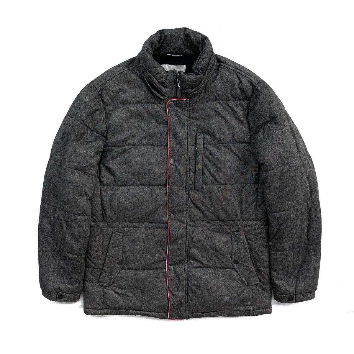 Japanese Brand D' HOMME A HOMME Button Zip Puffer Jacket Size US L / EU 52-54 / 3 - 1 Thumbnail