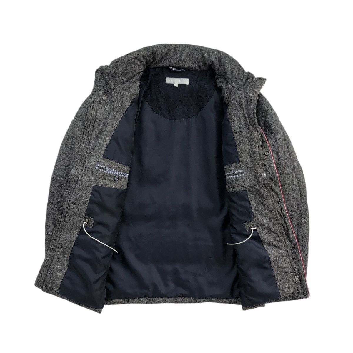 Japanese Brand D' HOMME A HOMME Button Zip Puffer Jacket Size US L / EU 52-54 / 3 - 2 Thumbnail