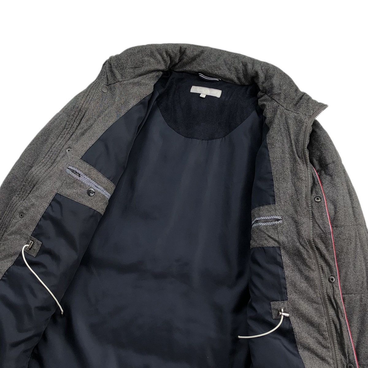 Japanese Brand D' HOMME A HOMME Button Zip Puffer Jacket Size US L / EU 52-54 / 3 - 3 Thumbnail