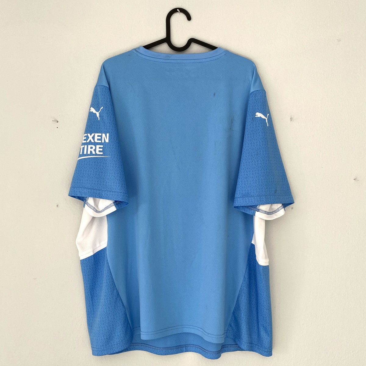 Puma 2021 2022 Manchester City Puma Home Kit Soccer Jersey Shirt Size US XXL / EU 58 / 5 - 7 Thumbnail