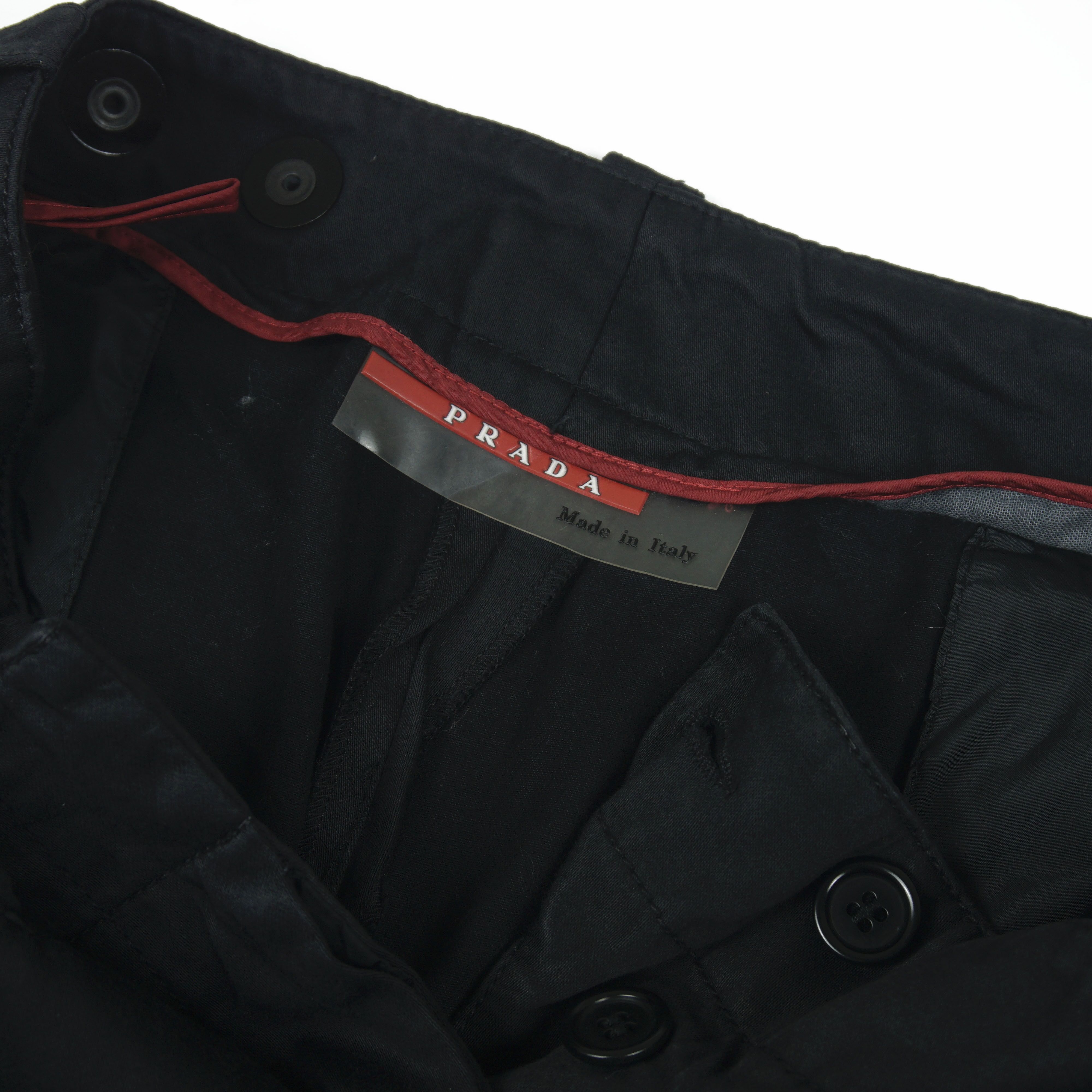Prada *NoTariff Prada Sports Buttoned Leg Pants Size 27" / US 4 / IT 40 - 6 Thumbnail