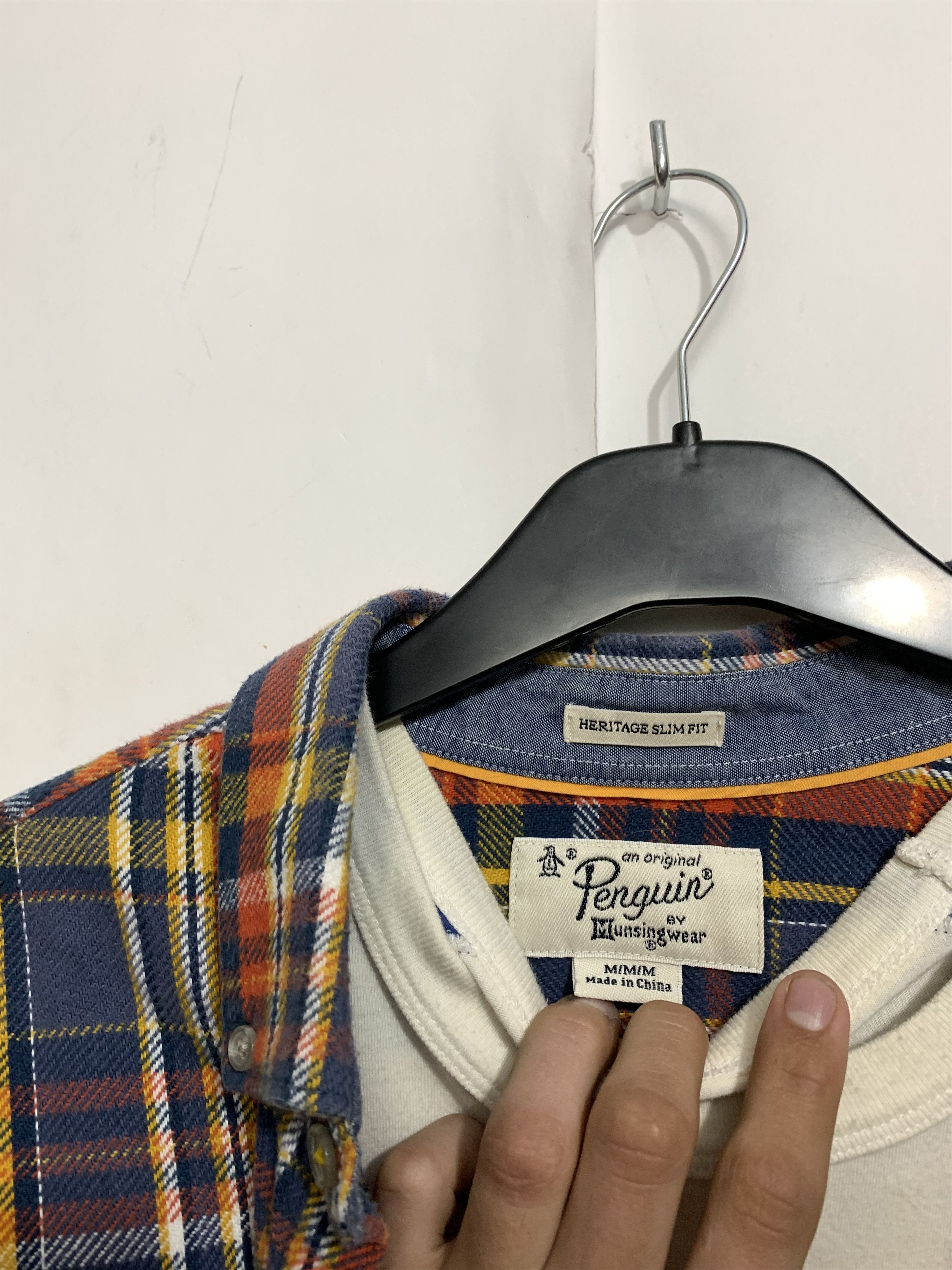 Flannel Vintage Flannel Plaid Shirt Travis style Size US M / EU 48-50 / 2 - 3 Thumbnail