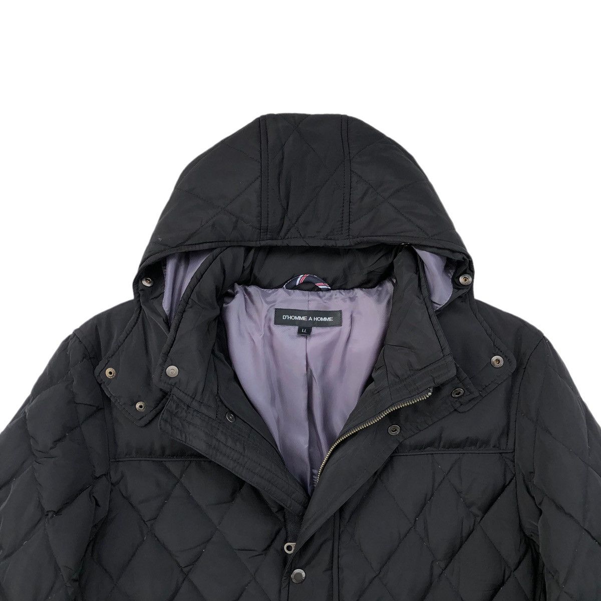 Japanese Brand D' HOMME A HOMME Premium Down Fox Puffer Long Hooded Jacket Size US L / EU 52-54 / 3 - 10 Thumbnail