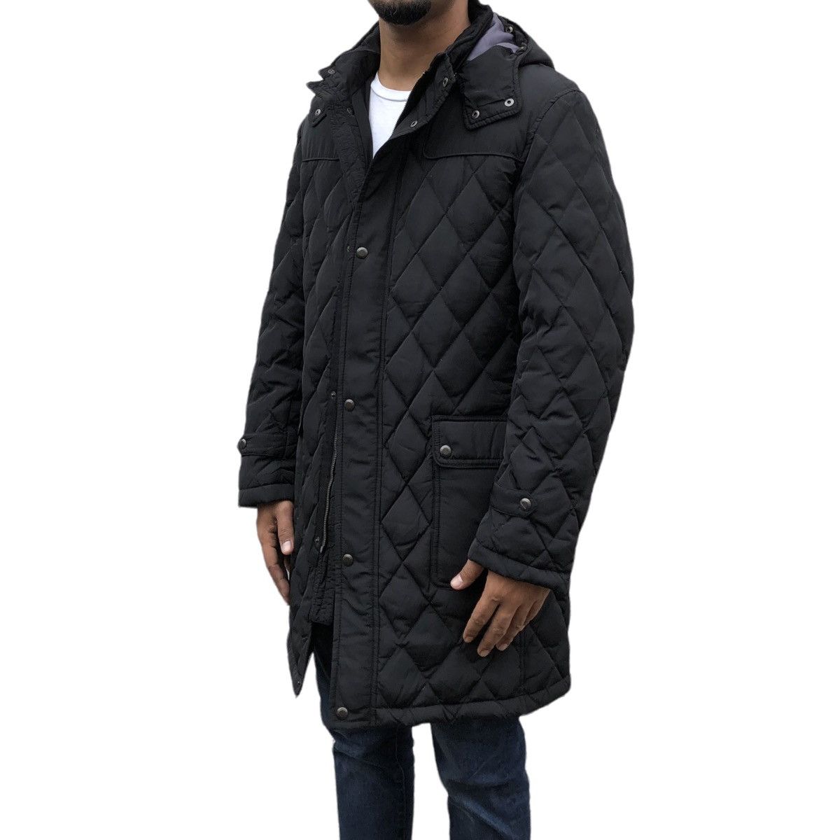 Japanese Brand D' HOMME A HOMME Premium Down Fox Puffer Long Hooded Jacket Size US L / EU 52-54 / 3 - 4 Thumbnail