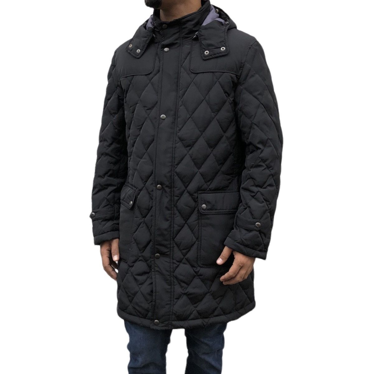 Japanese Brand D' HOMME A HOMME Premium Down Fox Puffer Long Hooded Jacket Size US L / EU 52-54 / 3 - 3 Thumbnail