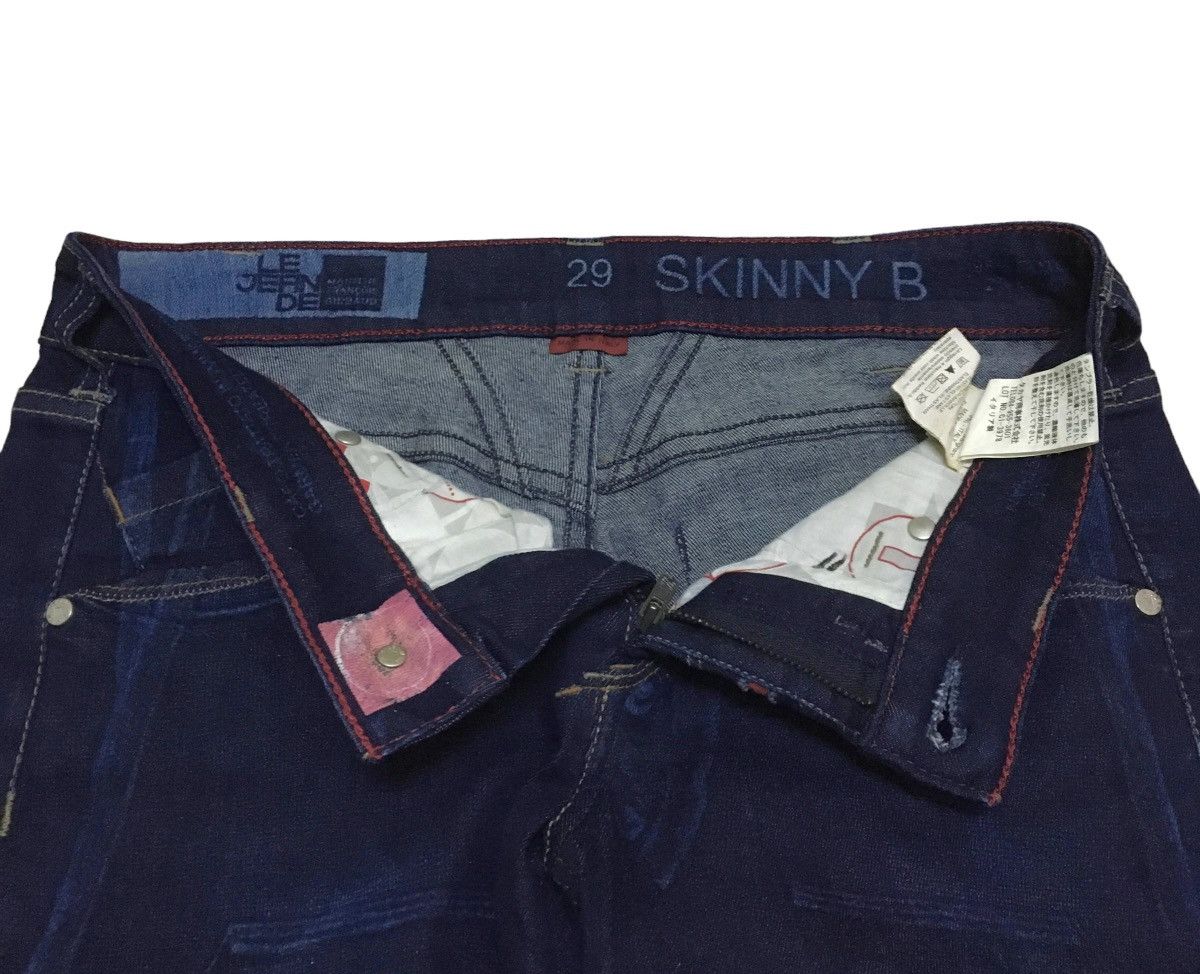 Marithe + Francois Girbaud Very Rare Vintage Marithe Francois Girbaud Waxed Jeans 1990s Size US 29 - 6 Thumbnail