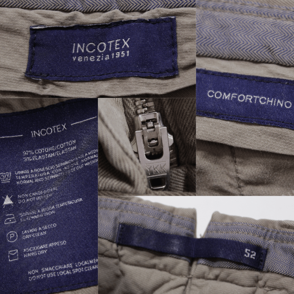 Incotex Comfortchino Pants Size US 36 / EU 52 - 6 Thumbnail