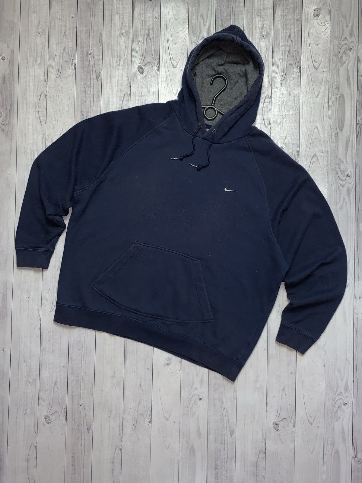 Nike × Vintage Vintage Hoodie Nike logo swoosh size XL Size US XL / EU 56 / 4 - 1 Thumbnail