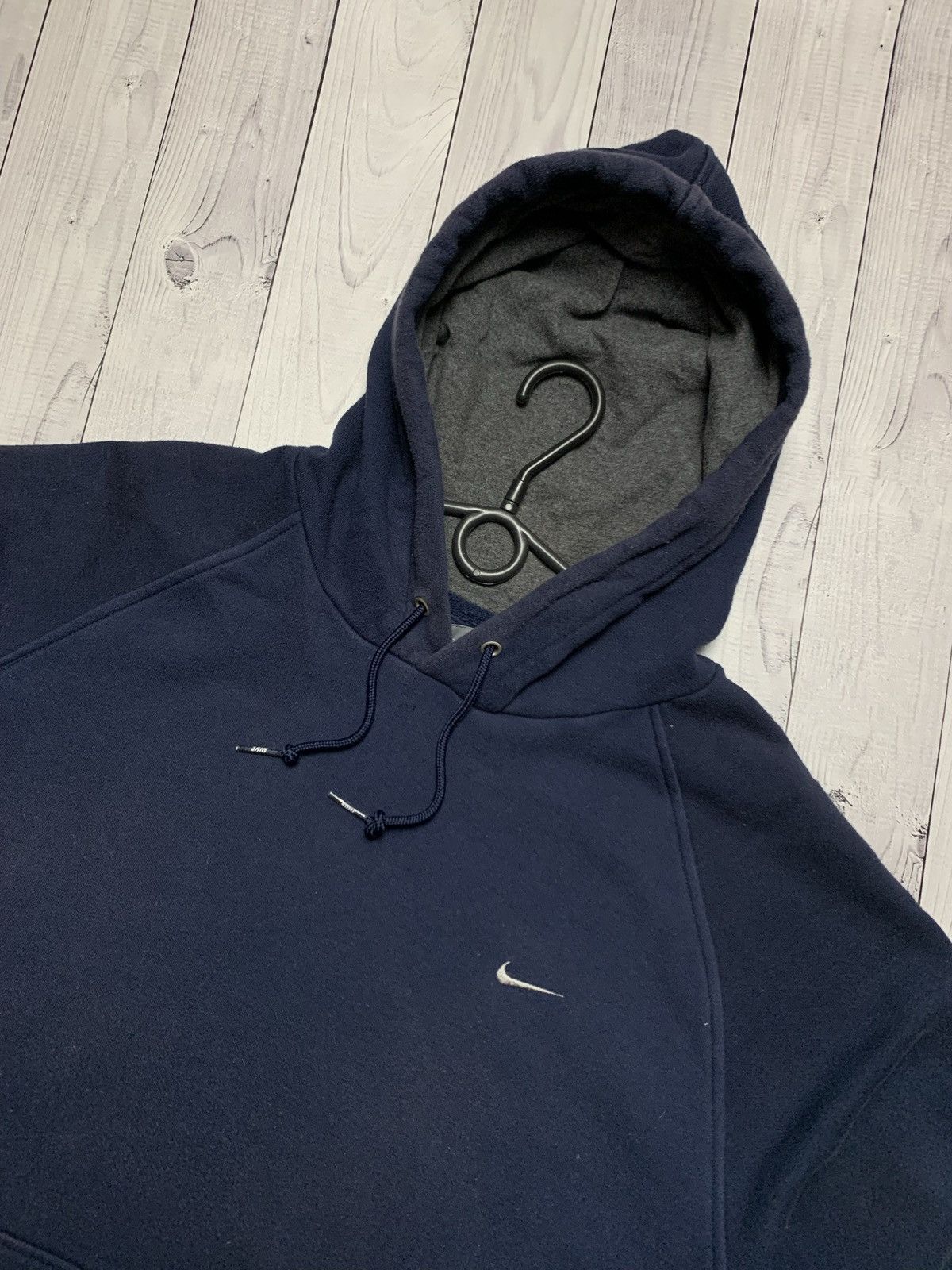 Nike × Vintage Vintage Hoodie Nike logo swoosh size XL Size US XL / EU 56 / 4 - 3 Thumbnail