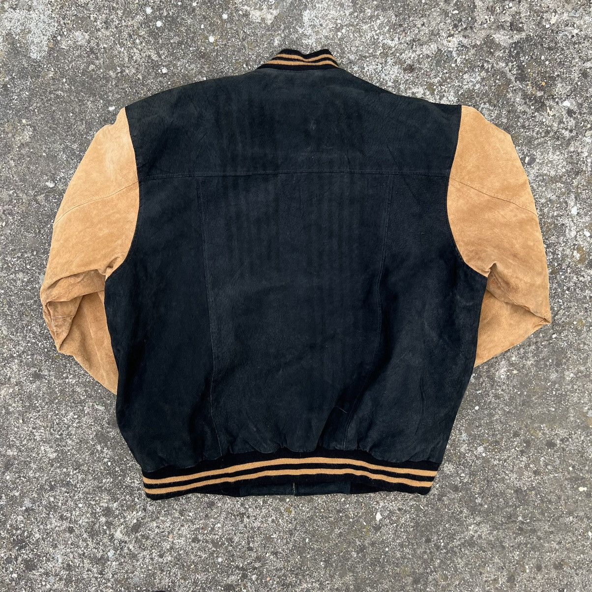 Vintage Wool & Leather Varsity Jacket Baseball Retro S Size US XL / EU 56 / 4 - 4 Thumbnail