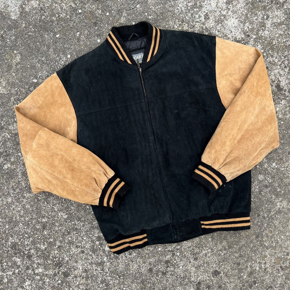 Vintage Wool & Leather Varsity Jacket Baseball Retro S Size US XL / EU 56 / 4 - 2 Thumbnail