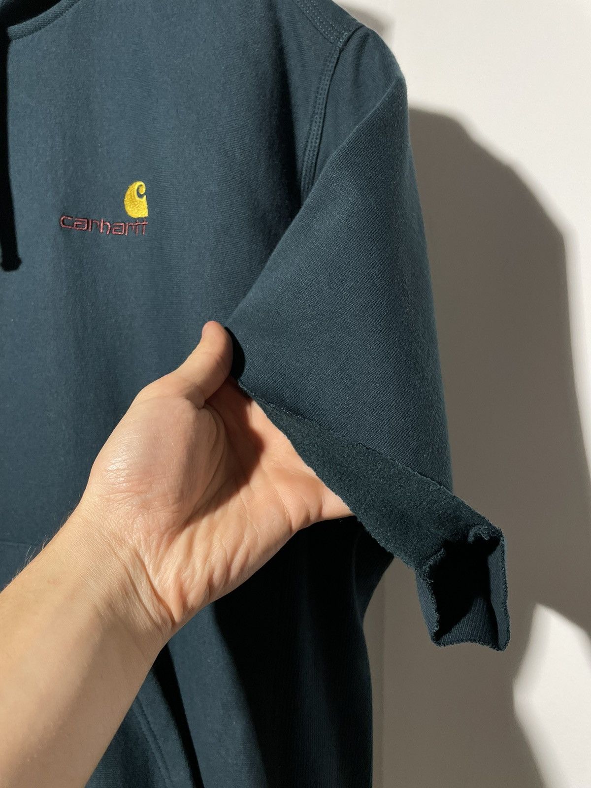 Carhartt × Vintage CARHARTT WIP BASIC LOGO HOODIE Size US L / EU 52-54 / 3 - 6 Thumbnail