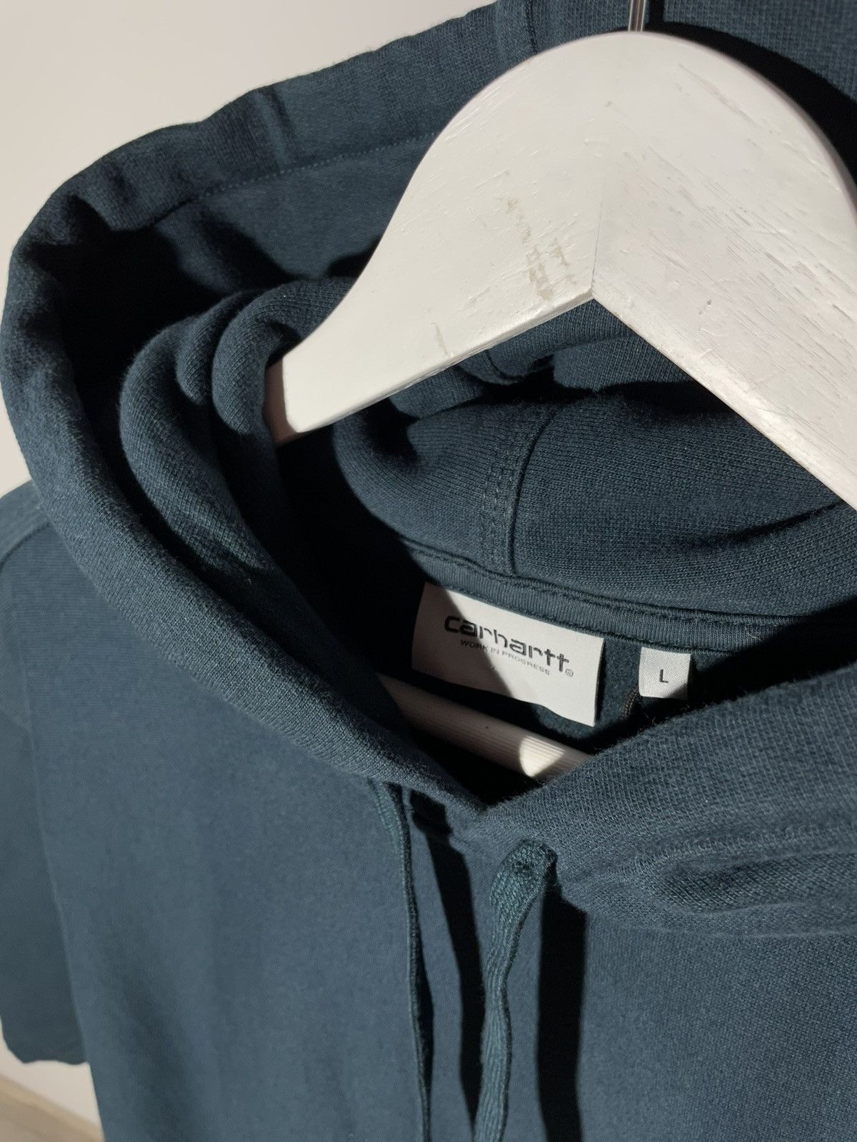Carhartt × Vintage CARHARTT WIP BASIC LOGO HOODIE Size US L / EU 52-54 / 3 - 4 Thumbnail