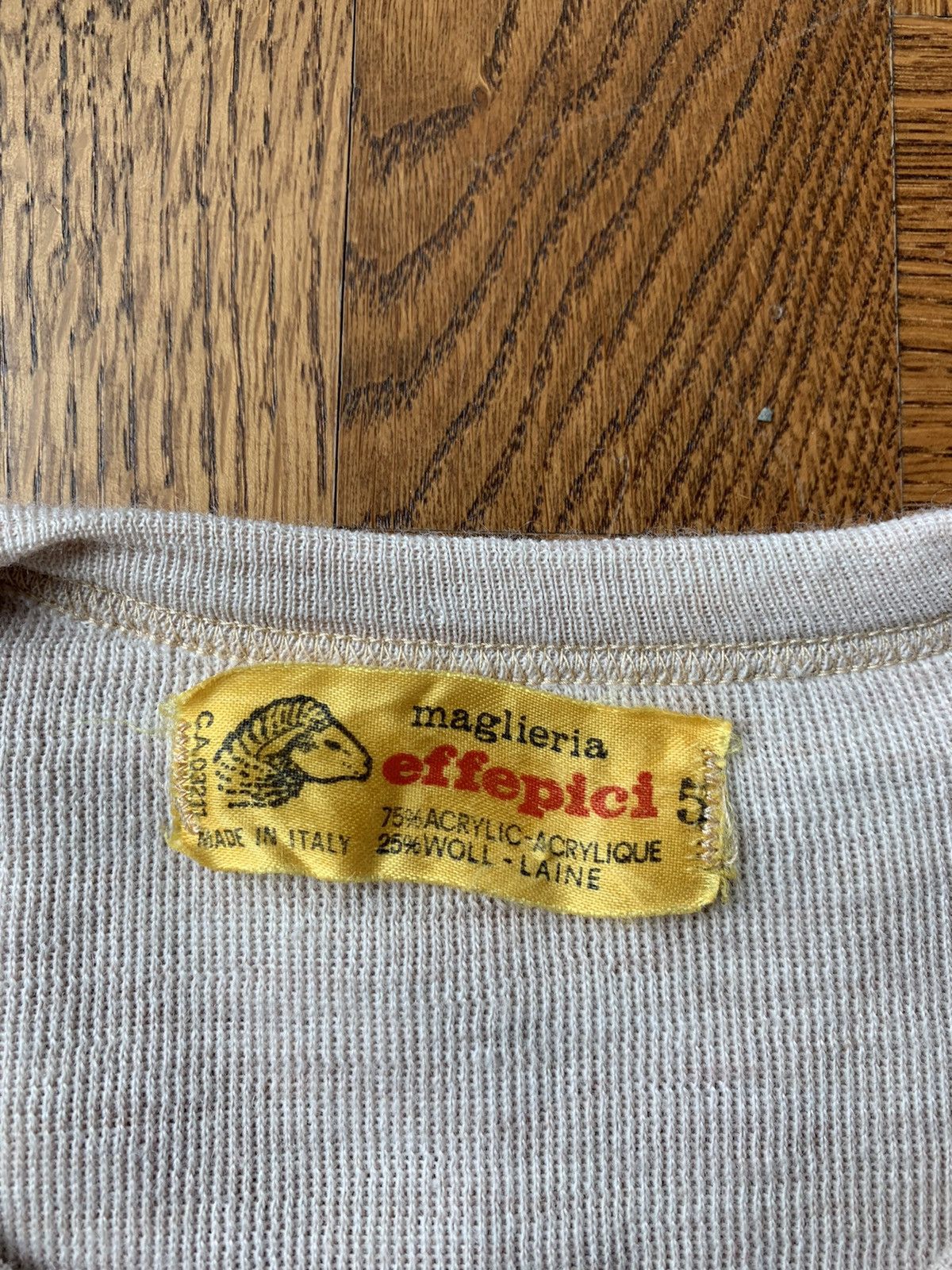 Other × Vintage 1970s Thermal Longsleeve Base Layer Vintage Blank Tee Wool Size US M / EU 48-50 / 2 - 5 Thumbnail