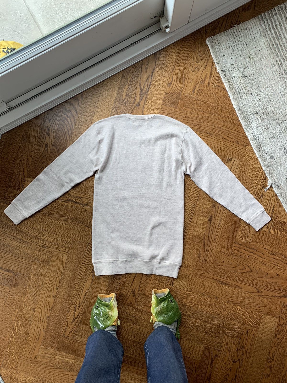 Other × Vintage 1970s Thermal Longsleeve Base Layer Vintage Blank Tee Wool Size US M / EU 48-50 / 2 - 7 Thumbnail