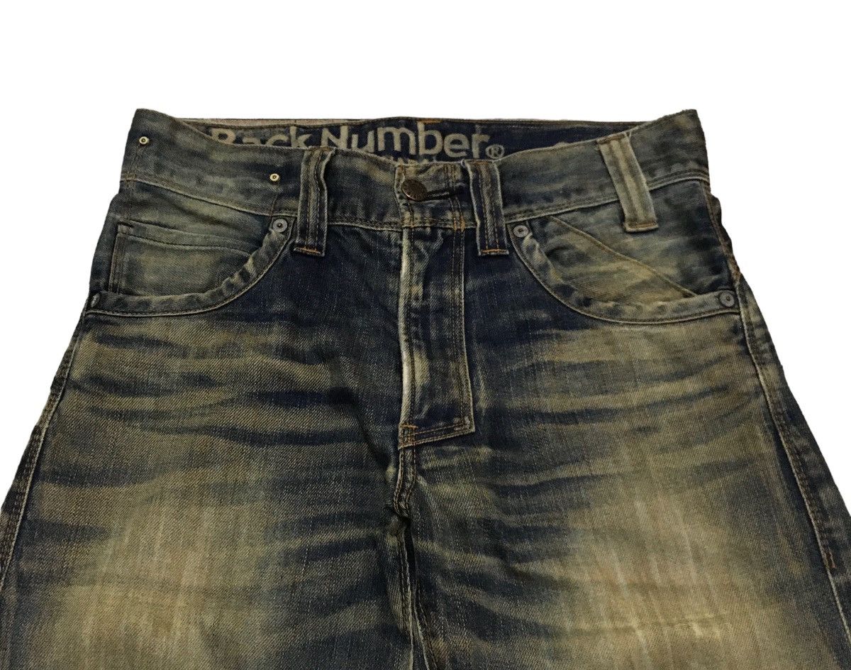 Vintage Rare Design Vintage Brand Back Number Distressed Jeans 1990s Size US 28 / EU 44 - 3 Thumbnail